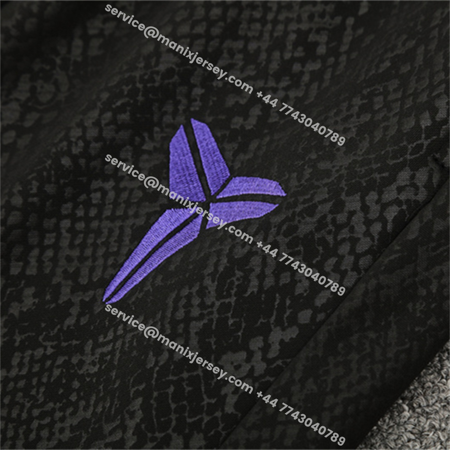 ManixJersey.com | Barcelona 25-26 X KB Long Sleeve Training Set - Purple Top & Black Pants -Customize Name, Number and Patch | Worldwide Shipping