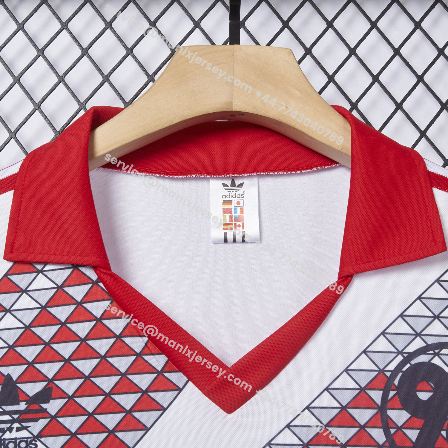 ManixJersey.com | Retro Hannover 96 1988-91 White Commemorative Jersey -Customize Name, Number and Patch | Worldwide Shipping