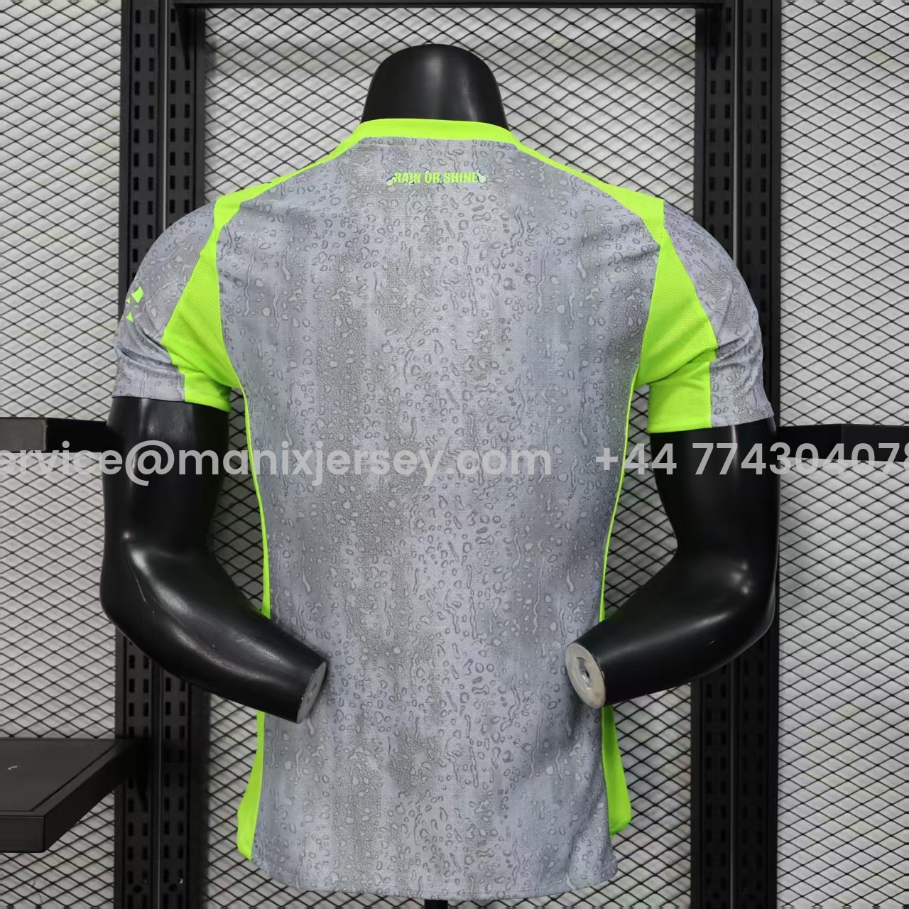 ManixJersey.com | Manchester City 25-26 Third Grey Green Jersey - Player Version -Customize Name, Number and Patch | Worldwide Shipping