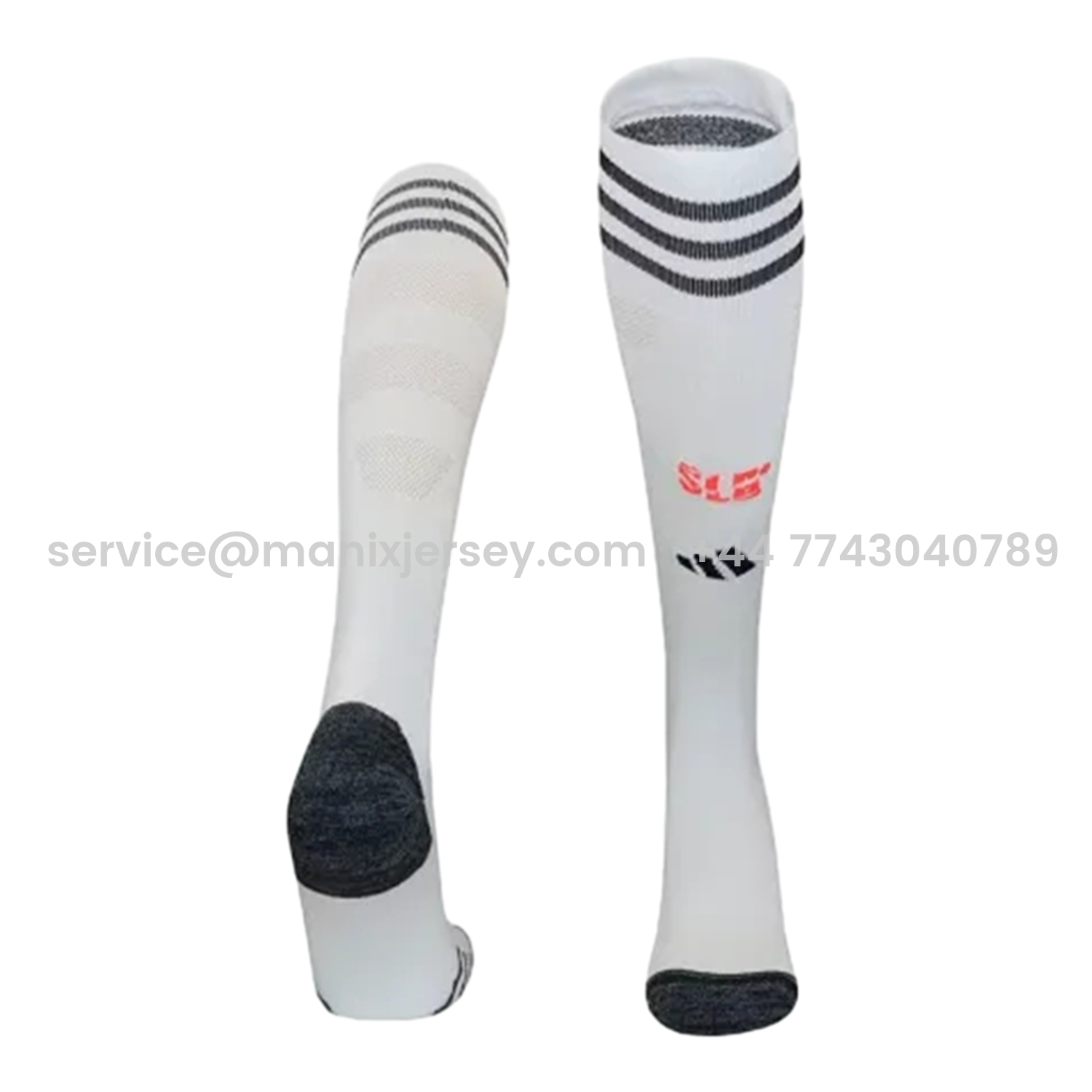 ManixJersey.com | Benfica 25-26 Away Socks - White -Customize Name, Number and Patch | Worldwide Shipping