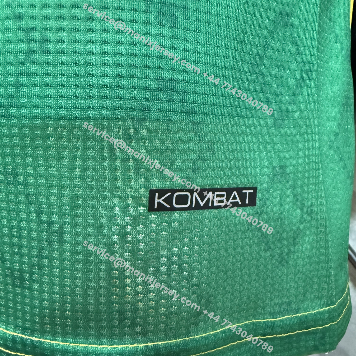 ManixJersey.com | JS Kabylie 25-26 Home Yellow And Green Jersey - Player Version -Customize Name, Number and Patch | Worldwide Shipping