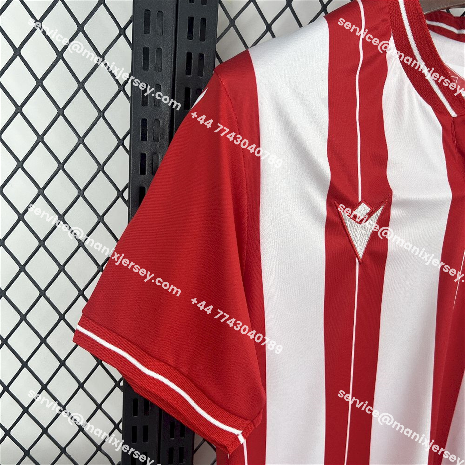 ManixJersey.com | U.D. Almería 25-26 Home Jersey - Fans Version -Customize Name, Number and Patch | Worldwide Shipping