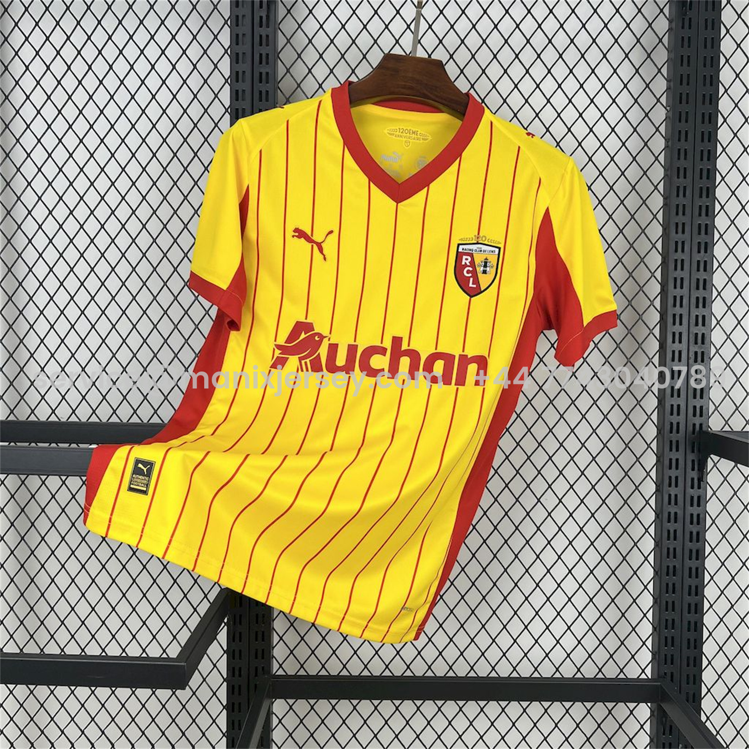ManixJersey.com | RC Lens 25-26 Home Jersey - Fans Version -Customize Name, Number and Patch | Worldwide Shipping