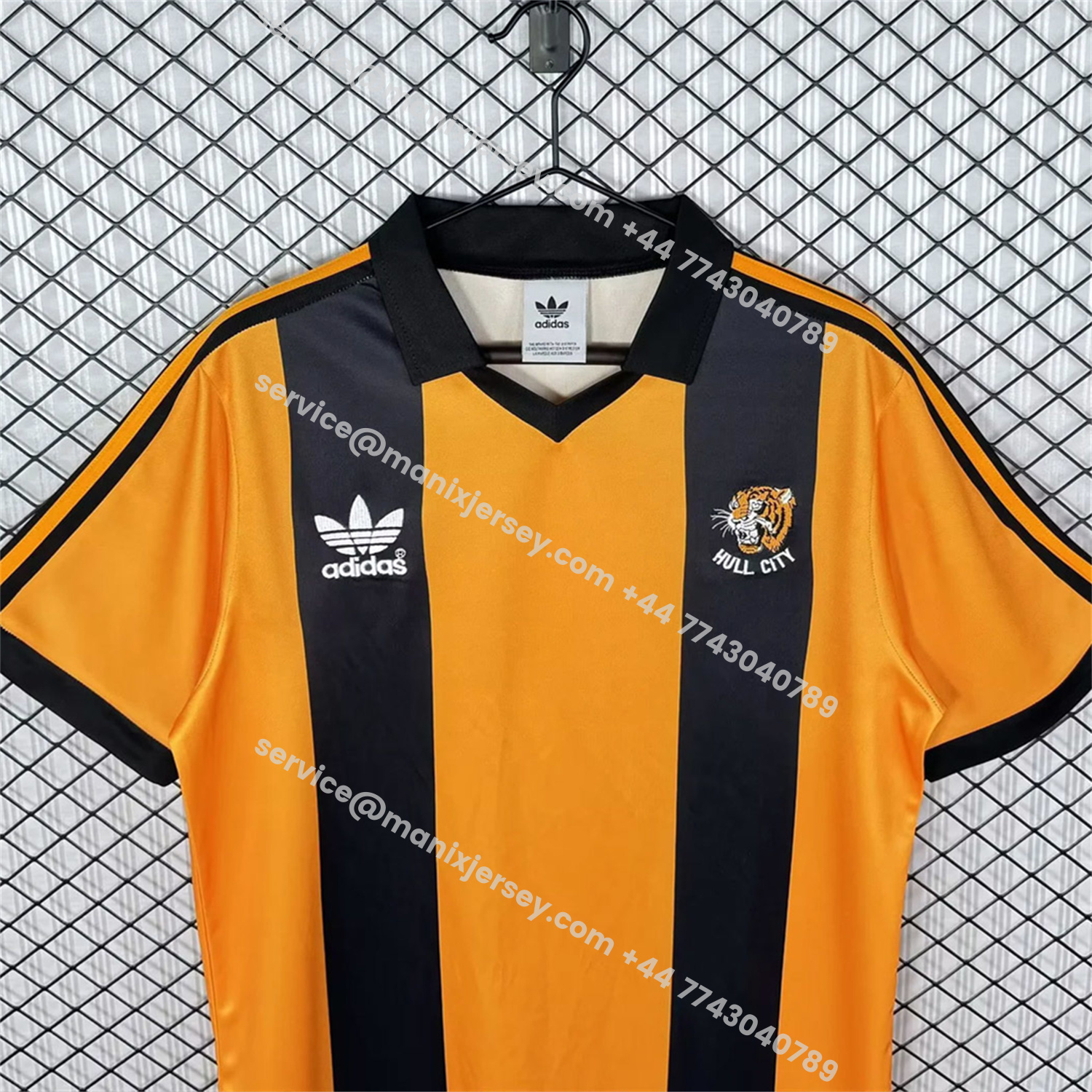 ManixJersey.com | Retro Hull City 1981-82 Home Jersey -Customize Name, Number and Patch | Worldwide Shipping
