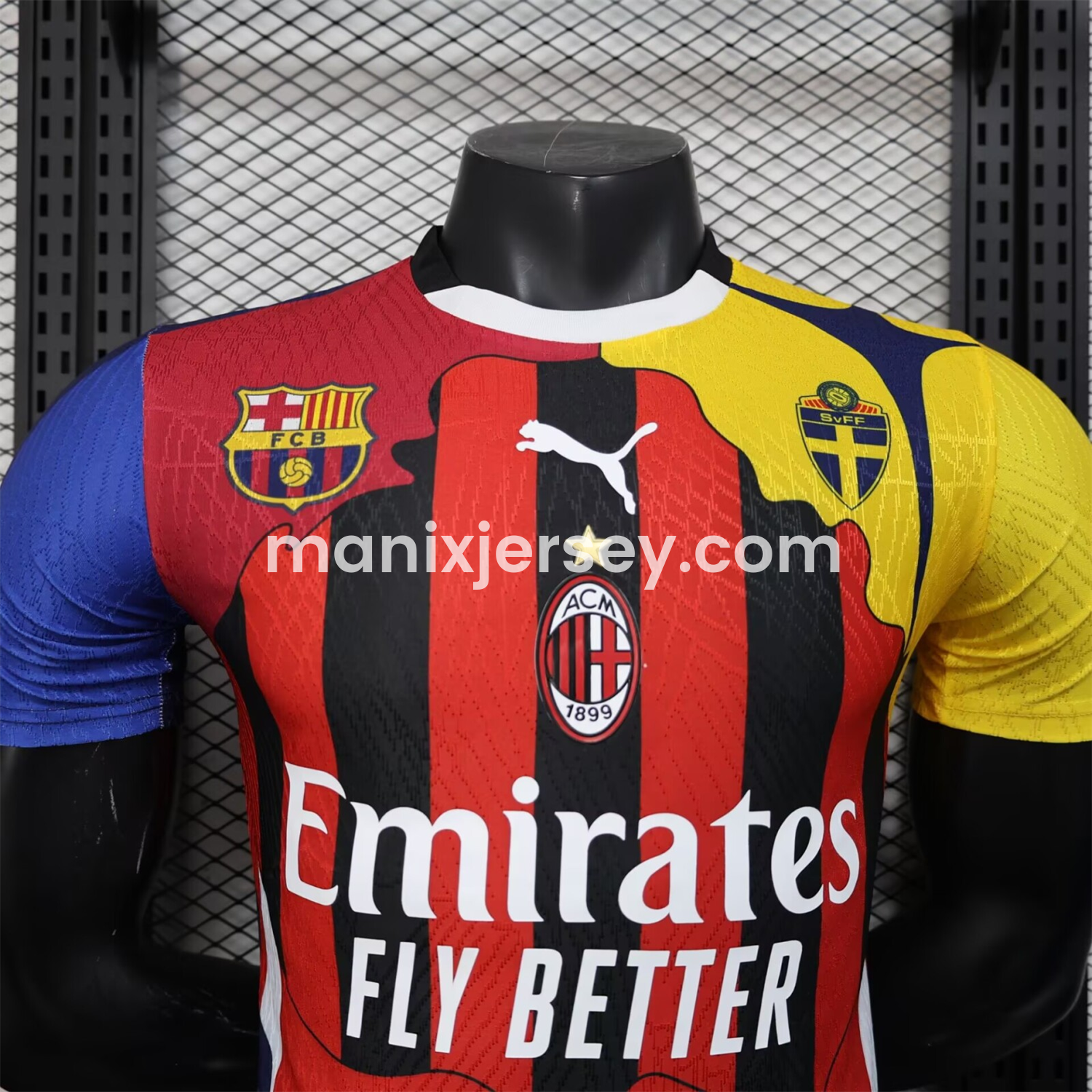 ManixJersey.com | Zlatan Ibrahimović Career Commemorative Jersey - Player Version - AC Milan Inter Milan Barcelona Ajax Paris Saint-Germain PSG Sweden -Customize Name, Number and Patch | Worldwide Shipping