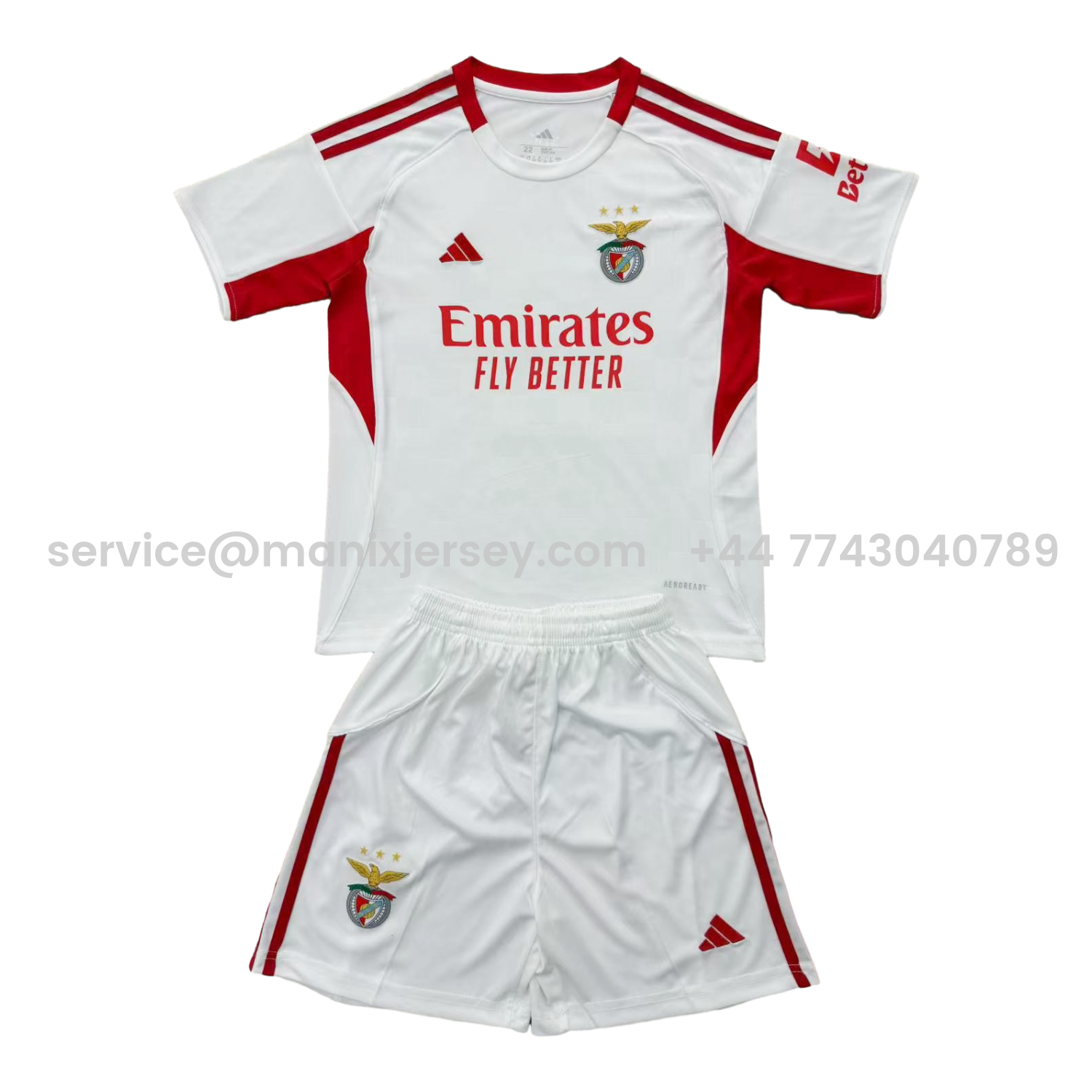 ManixJersey.com | Benfica 25-26 Third Men's Adult Jersey Set - Fans Version -Customize Name, Number and Patch | Worldwide Shipping
