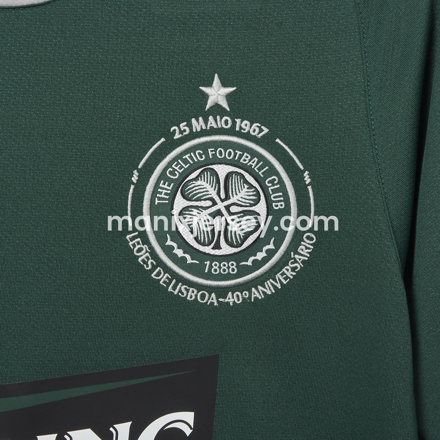 ManixJersey.com | Retro Celtic 2006-07 Champions League 40th Anniversary Away Jersey -Customize Name, Number and Patch | Worldwide Shipping