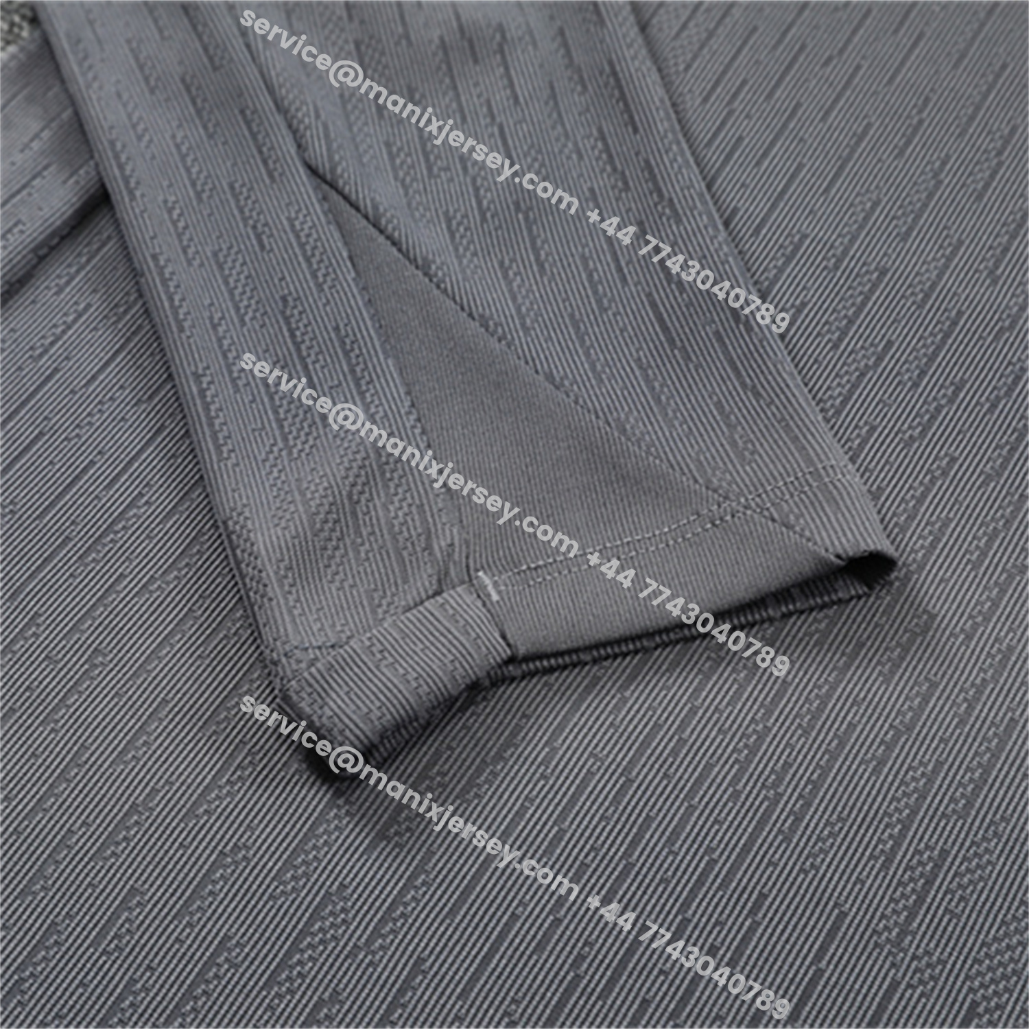 ManixJersey.com | Barcelona 25-26 Kids Long Sleeve Training Set - Grey Top & Black Pants -Customize Name, Number and Patch | Worldwide Shipping