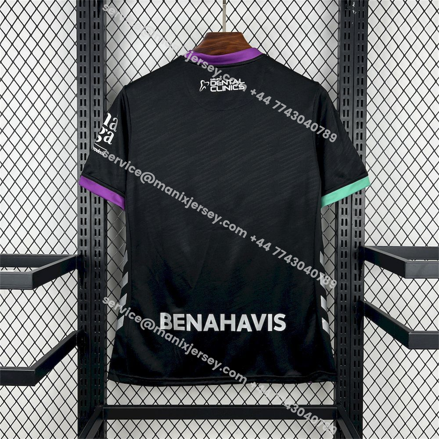 ManixJersey.com | Malaga 25-26 Away Black Jersey - Fans Version -Customize Name, Number and Patch | Worldwide Shipping