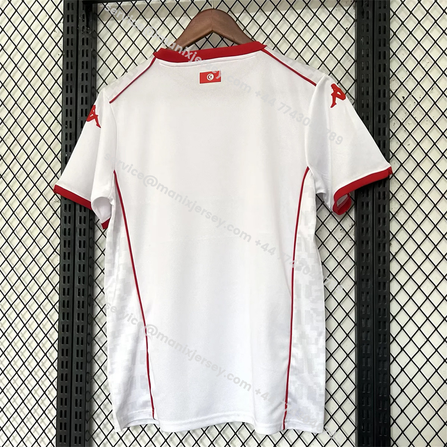 ManixJersey.com | Tunisia 2026 Away White Jersey - Fans Version -Customize Name, Number and Patch | Worldwide Shipping