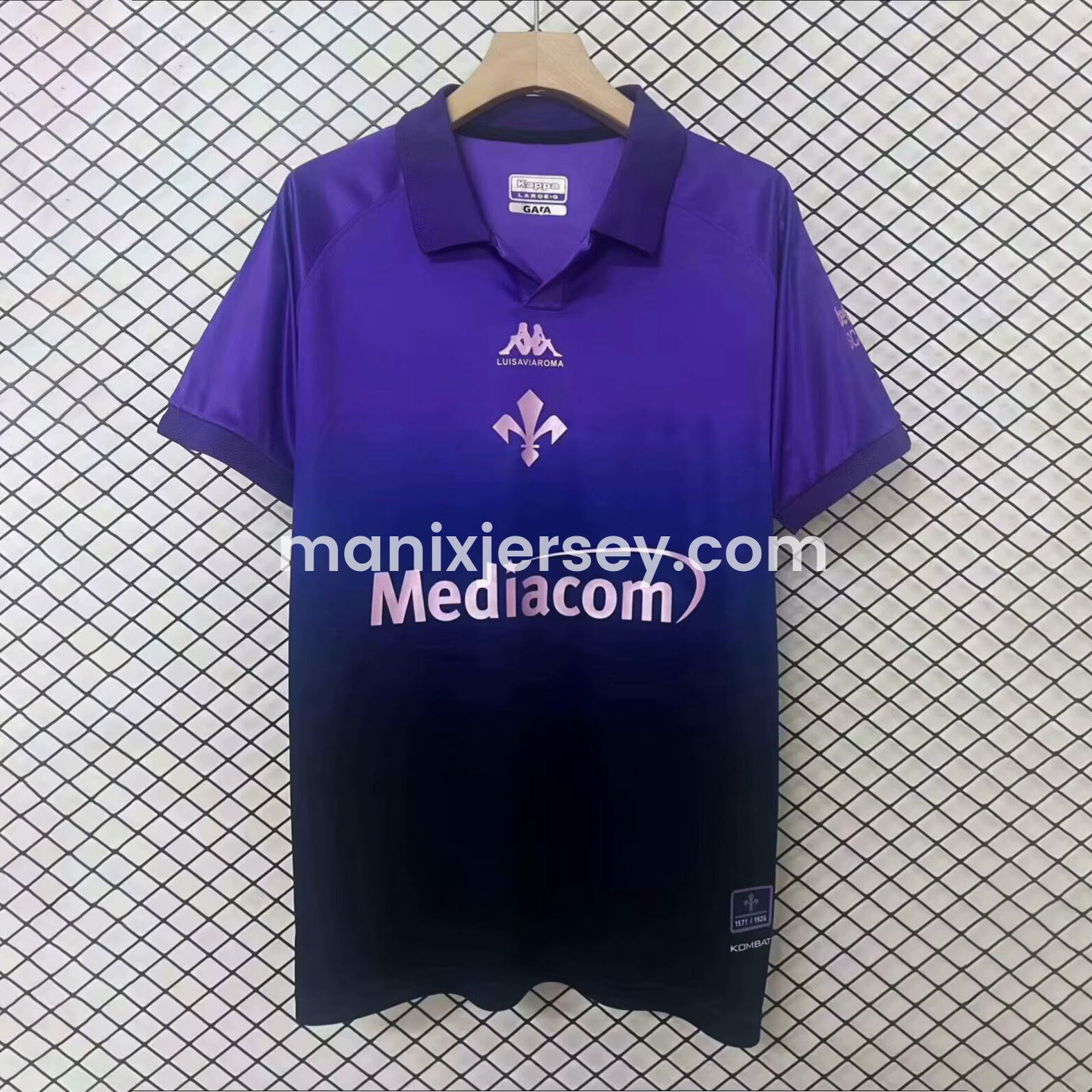 ManixJersey.com | Fiorentina 24-25 Fourth Jersey - Fans Version -Customize Name, Number and Patch | Worldwide Shipping