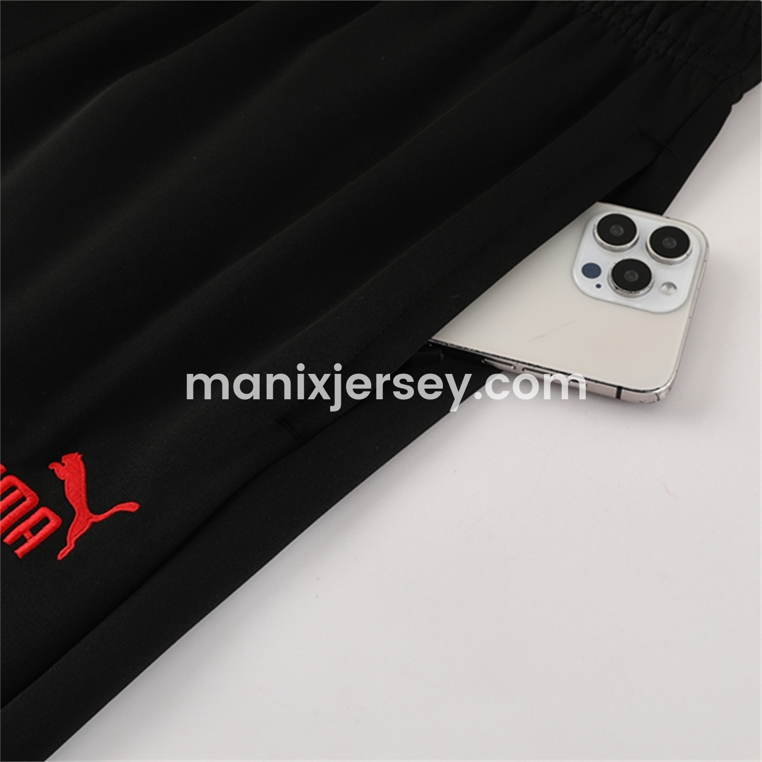 ManixJersey.com | AC Milan 25-26 Jacket Training Tracksuit - Black top & Black Pants -Customize Name, Number and Patch | Worldwide Shipping
