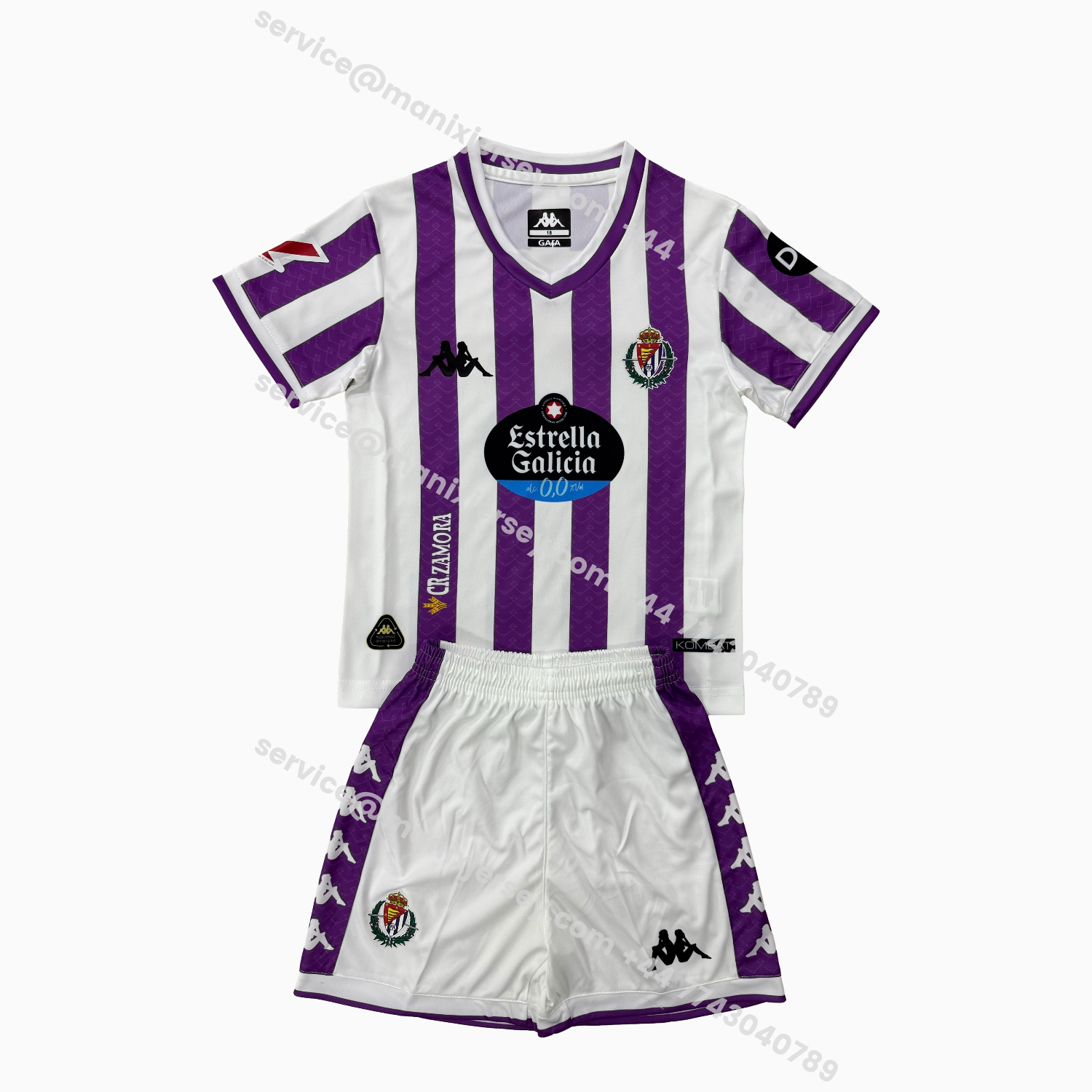 ManixJersey.com | Valladolid 25-26 Home Men's Adult Jersey Set - Fans Version -Customize Name, Number and Patch | Worldwide Shipping