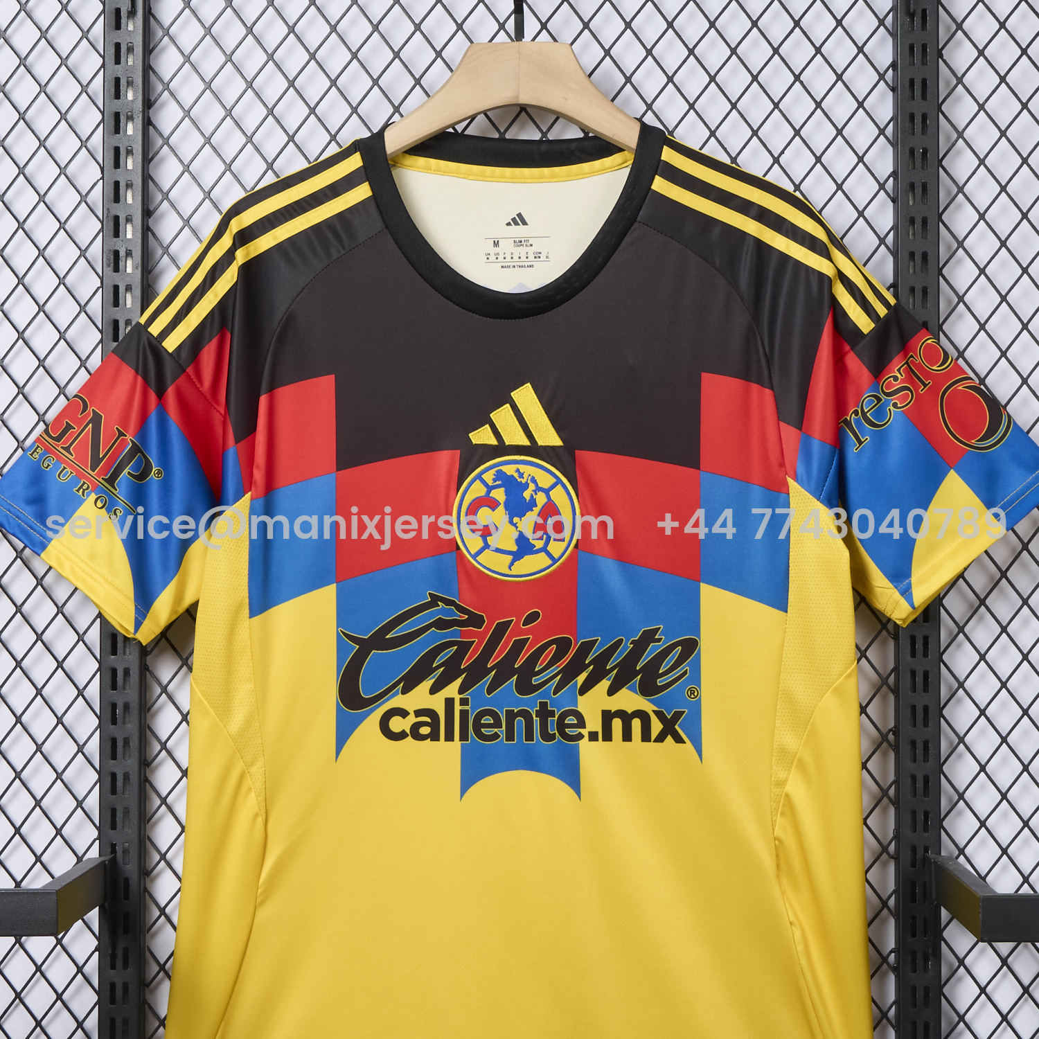 ManixJersey.com | Club América 25-26 Home Yellow Jersey - Fans Version -Customize Name, Number and Patch | Worldwide Shipping