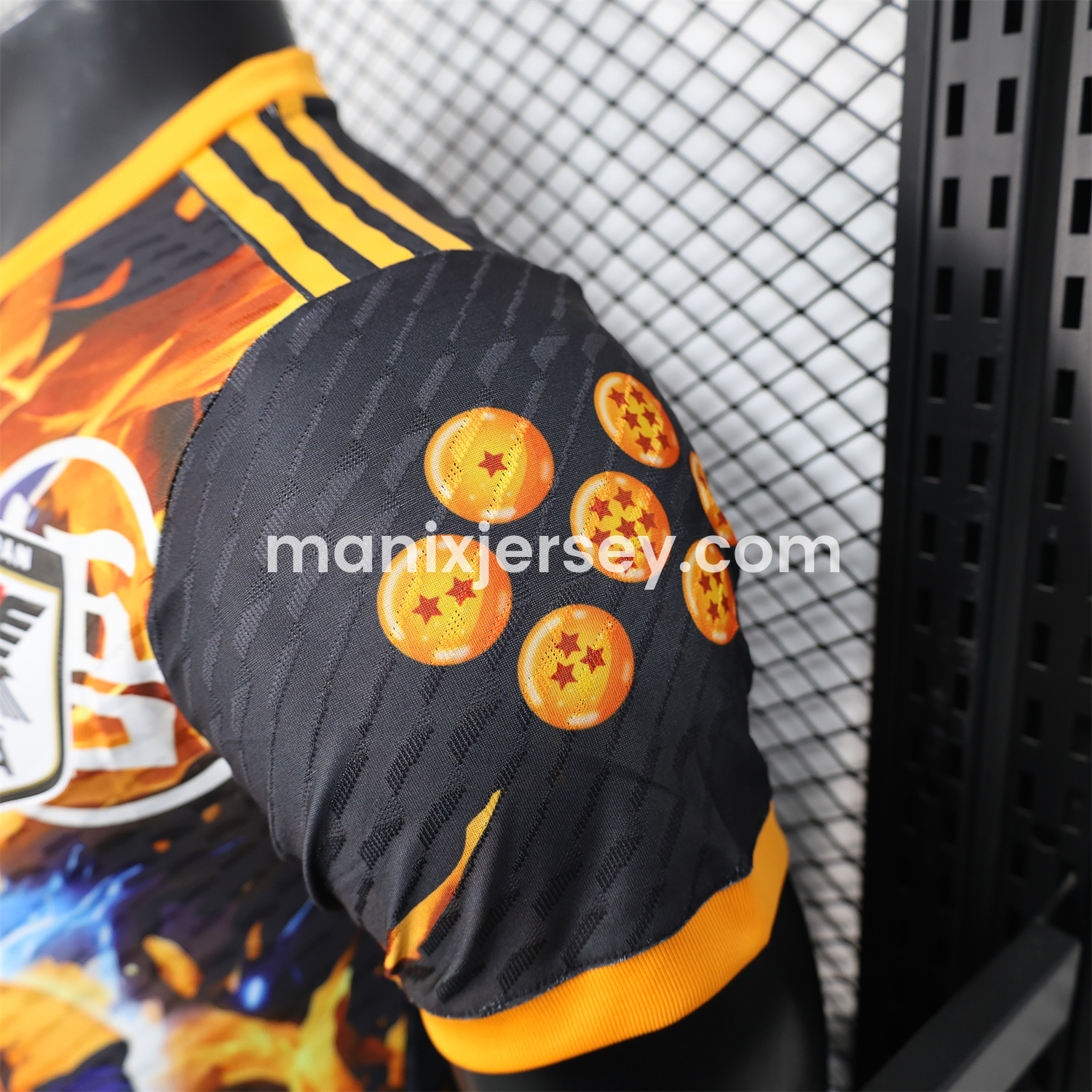 ManixJersey.com | Japan 25-26 Goku Fighting Form Black Special Jersey - Player Version -Customize Name, Number and Patch | Worldwide Shipping