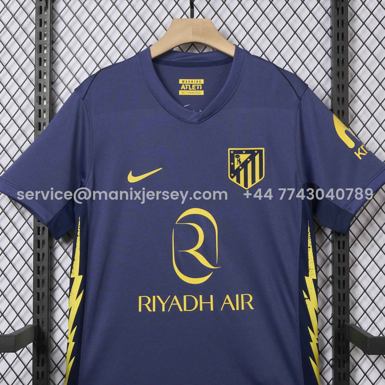 ManixJersey.com | Atlético Madrid 25-26 Away Jersey - Fans Version -Customize Name, Number and Patch | Worldwide Shipping