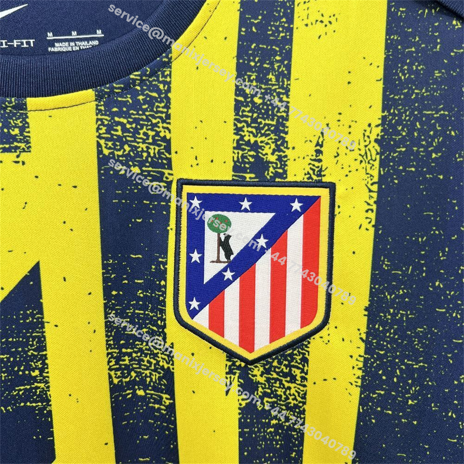 ManixJersey.com | Atletico Madrid 25-26 Pre-Match Training Jersey - Fans Version -Customize Name, Number and Patch | Worldwide Shipping