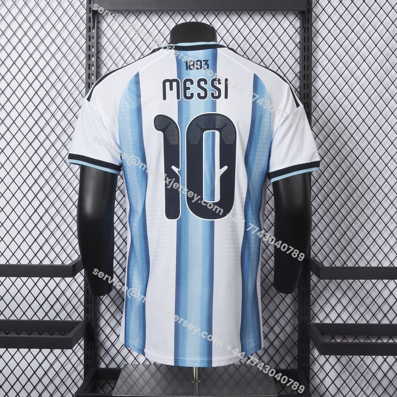 ManixJersey.com | Argentina 2026 Home Blue White Jersey - Player Version -Customize Name, Number and Patch | Worldwide Shipping