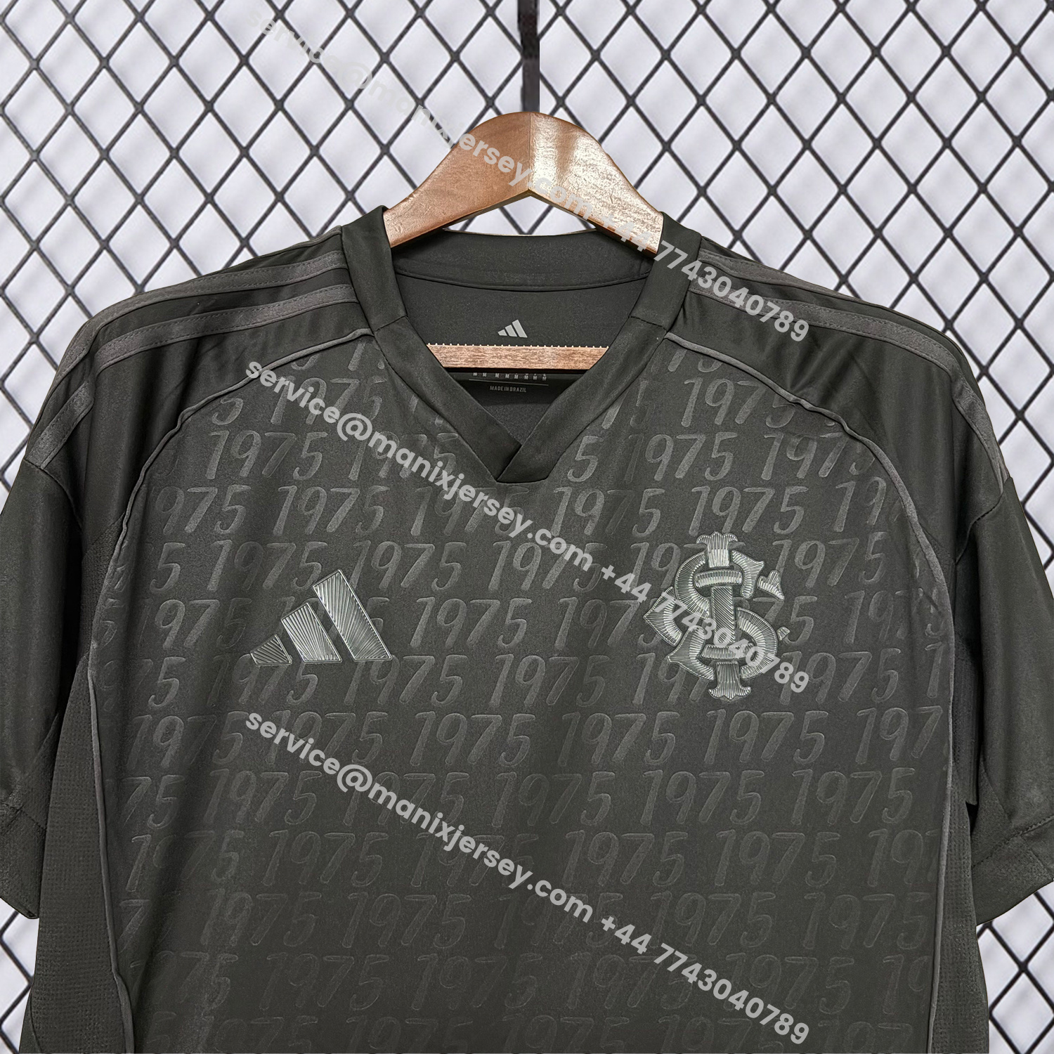 ManixJersey.com | SC Internacional 25-26 Black Unsponsored Special Jersey - Fans Version -Customize Name, Number and Patch | Worldwide Shipping