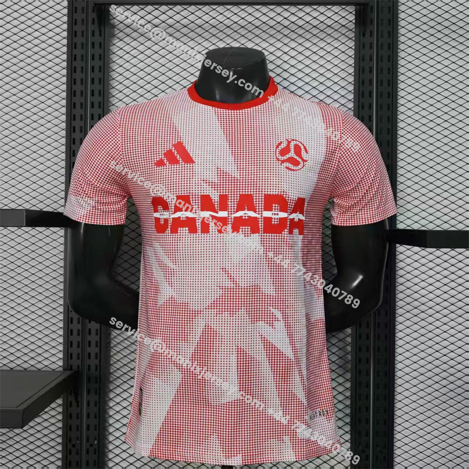 ManixJersey.com | Canada 25-26 World Cup Promotion Red Jersey - Player Version -Customize Name, Number and Patch | Worldwide Shipping