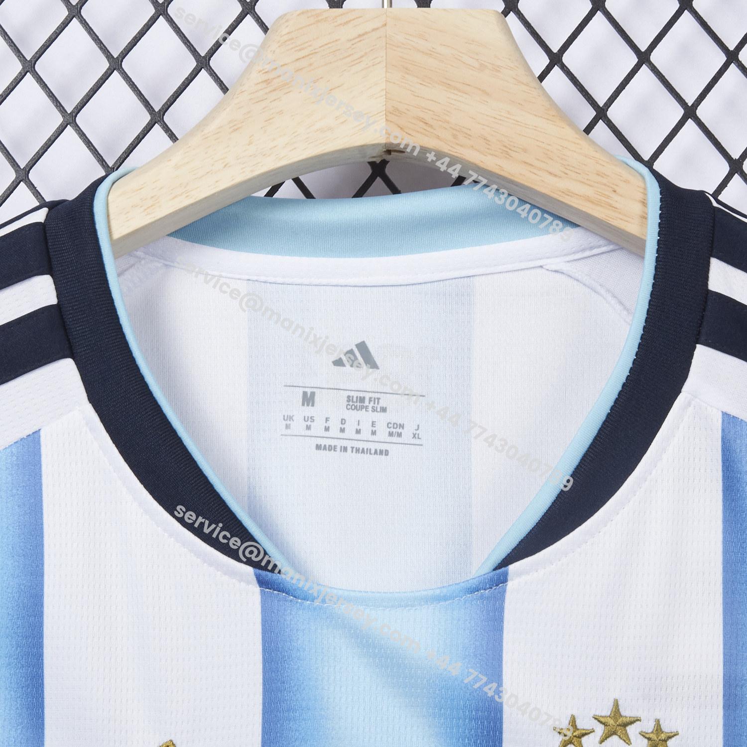 ManixJersey.com | Women's Argentina 2026 Home Cropped Jersey -Customize Name, Number and Patch | Worldwide Shipping