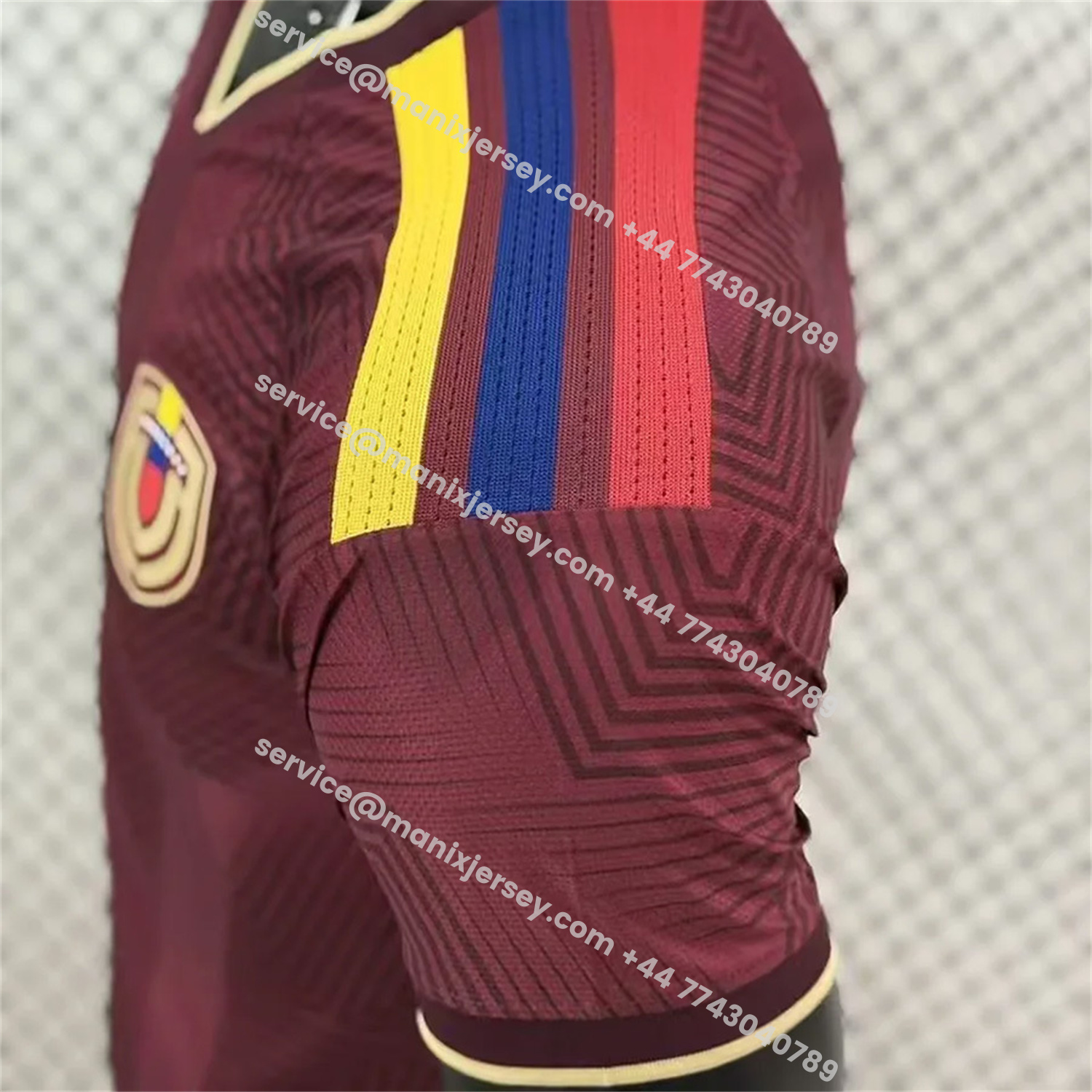 ManixJersey.com | Venezuela 2026 Home Jersey - Player Version -Customize Name, Number and Patch | Worldwide Shipping