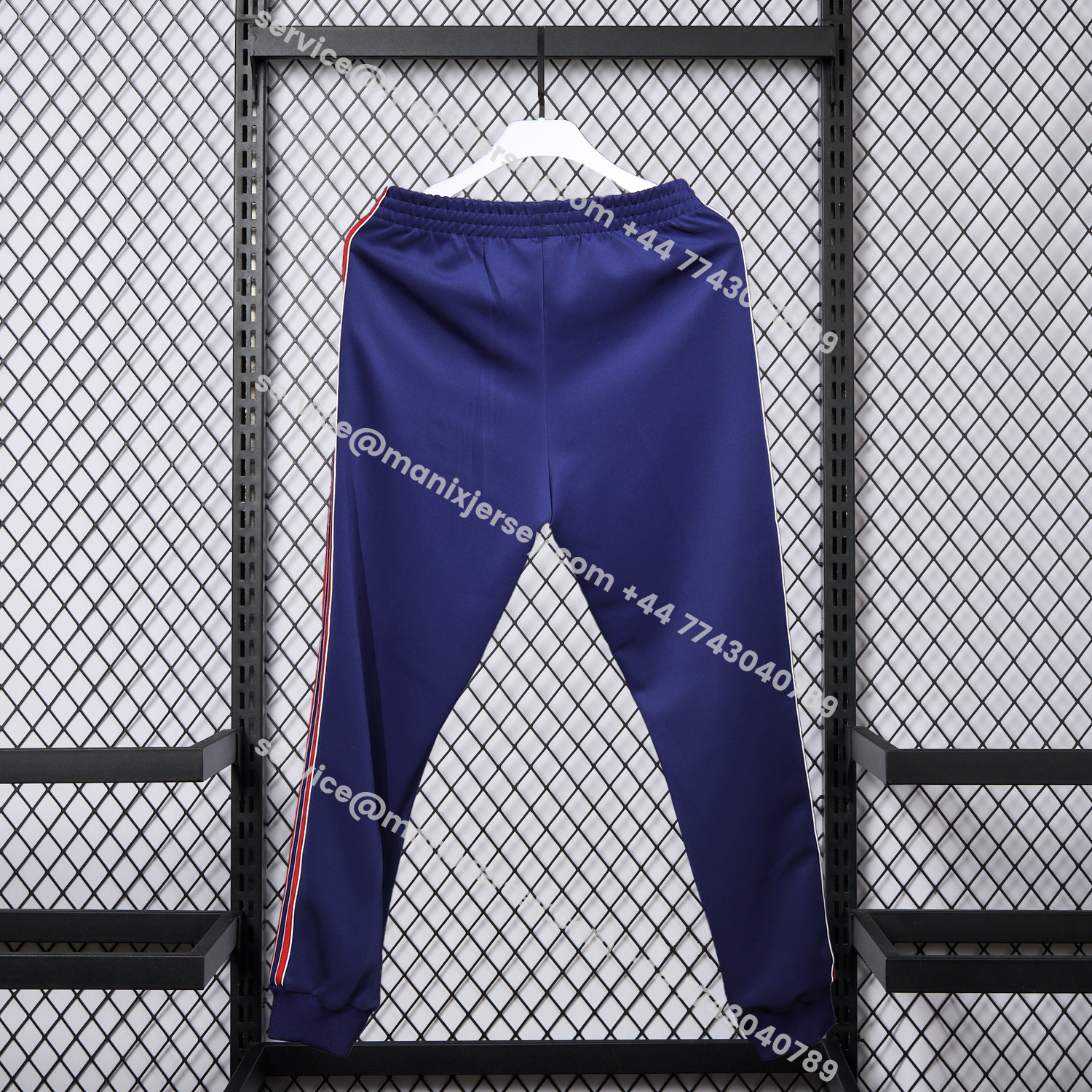 ManixJersey.com | Arsenal 25-26 Red Lines Training Set - Purple Top and Purple Pants -Customize Name, Number and Patch | Worldwide Shipping
