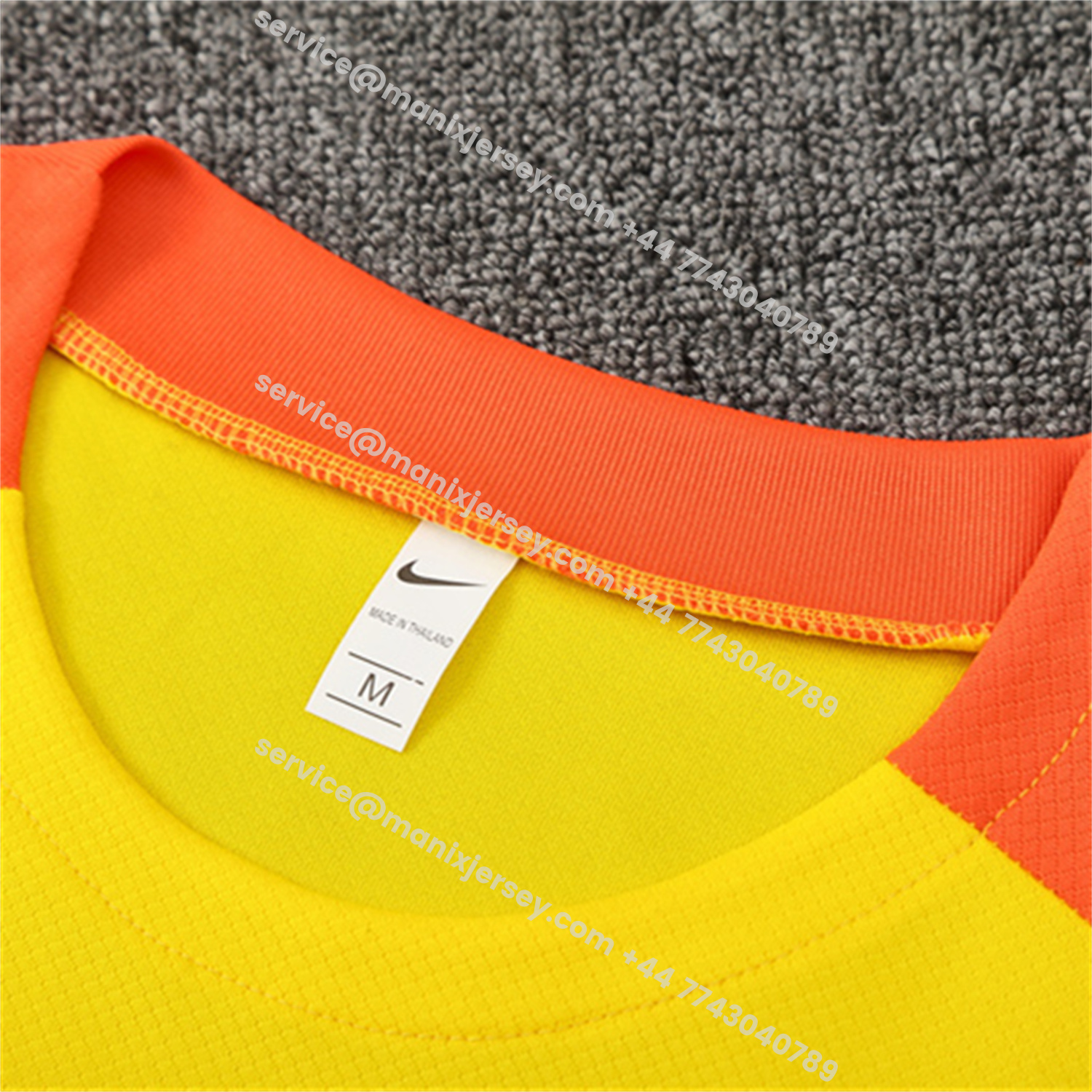 ManixJersey.com | Brazil 25-26 Kids Short-Sleeve Training Set - Yellow Top & Black Shorts -Customize Name, Number and Patch | Worldwide Shipping
