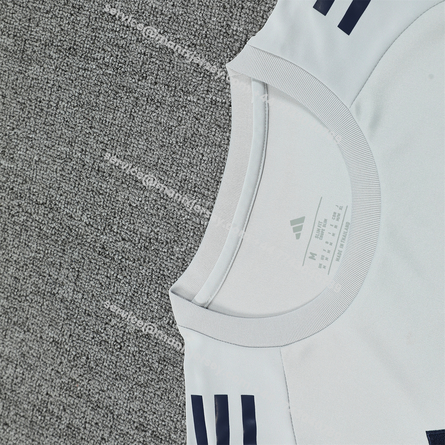 ManixJersey.com | Arsenal 25-26 Short-Sleeve Training Set - Grey Top & Deep Blue Shorts -Customize Name, Number and Patch | Worldwide Shipping