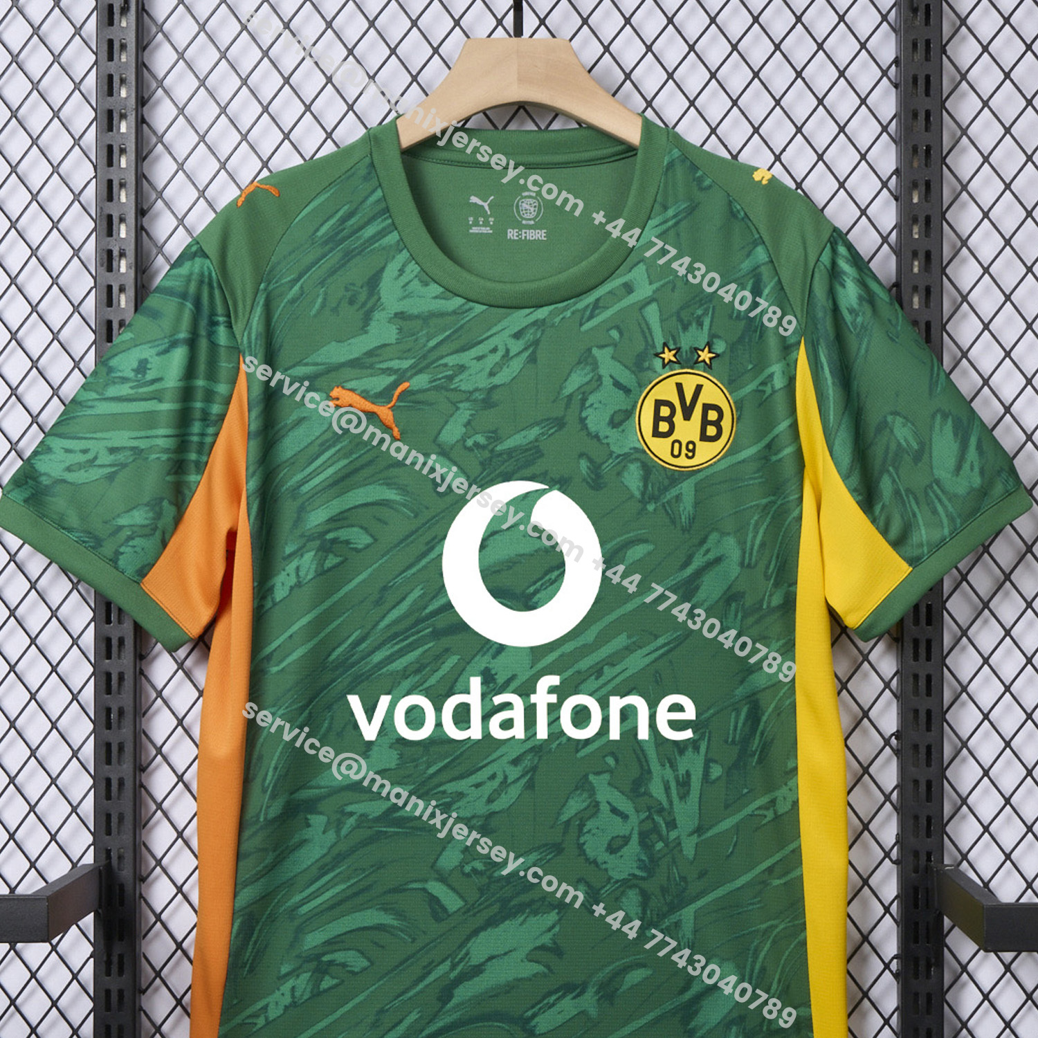 ManixJersey.com | Dortmund 25-26 Green Goalkeeper Jersey - Fans Version -Customize Name, Number and Patch | Worldwide Shipping