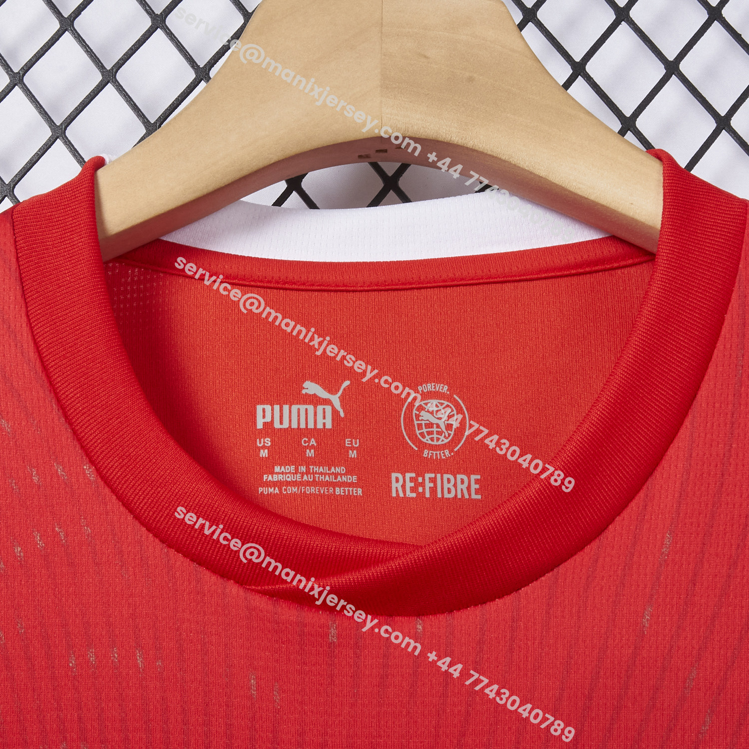 ManixJersey.com | Switzerland 25-26 Home (Informal-release Version) Red Jersey - Fans Version -Customize Name, Number and Patch | Worldwide Shipping