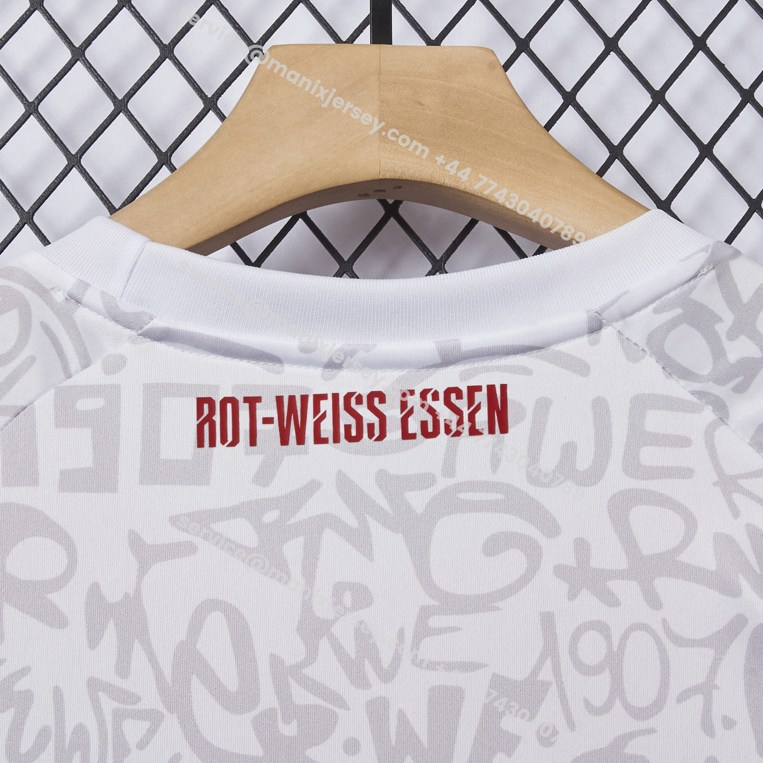 ManixJersey.com | Rot-Weiss Essen 25-26 Home Jersey - Fans Version -Customize Name, Number and Patch | Worldwide Shipping