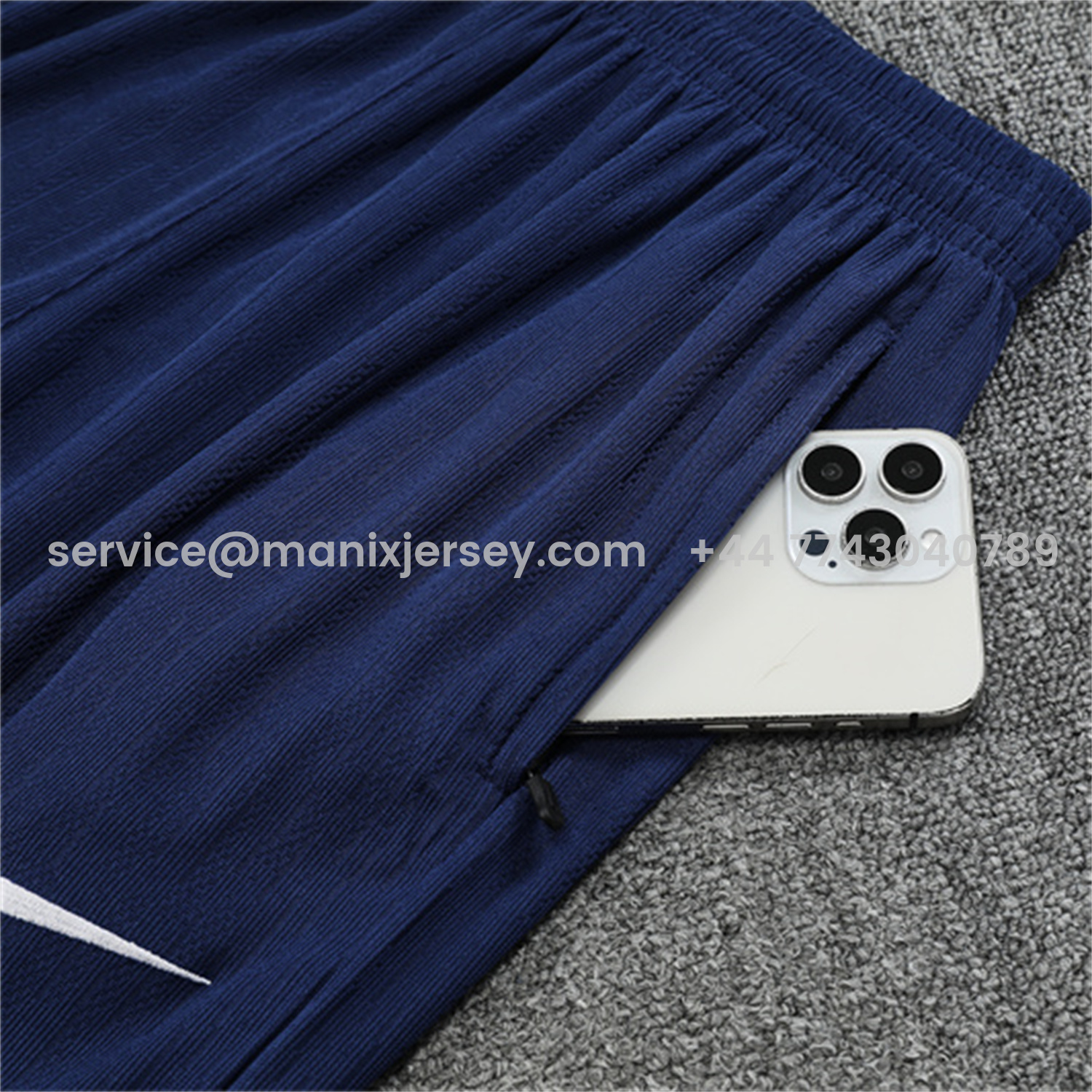 ManixJersey.com | C.H.E.L.S.E.A 25-26 Long Sleeve Training Set - Player Version - Pink Top and Blue Pants -Customize Name, Number and Patch | Worldwide Shipping