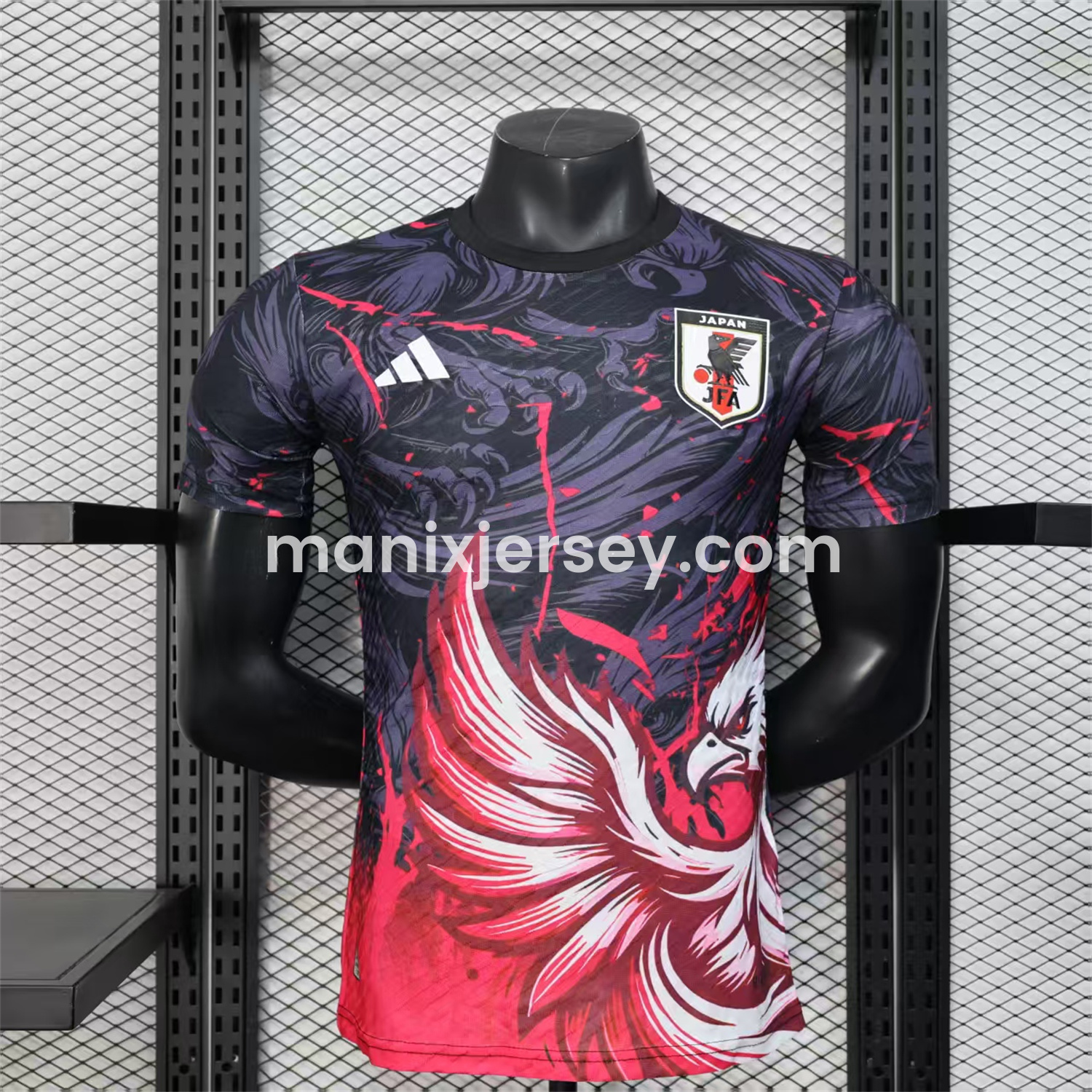 ManixJersey.com | Japan 25-26 Firebird Special Edition Black Jersey - Player Version -Customize Name, Number and Patch | Worldwide Shipping