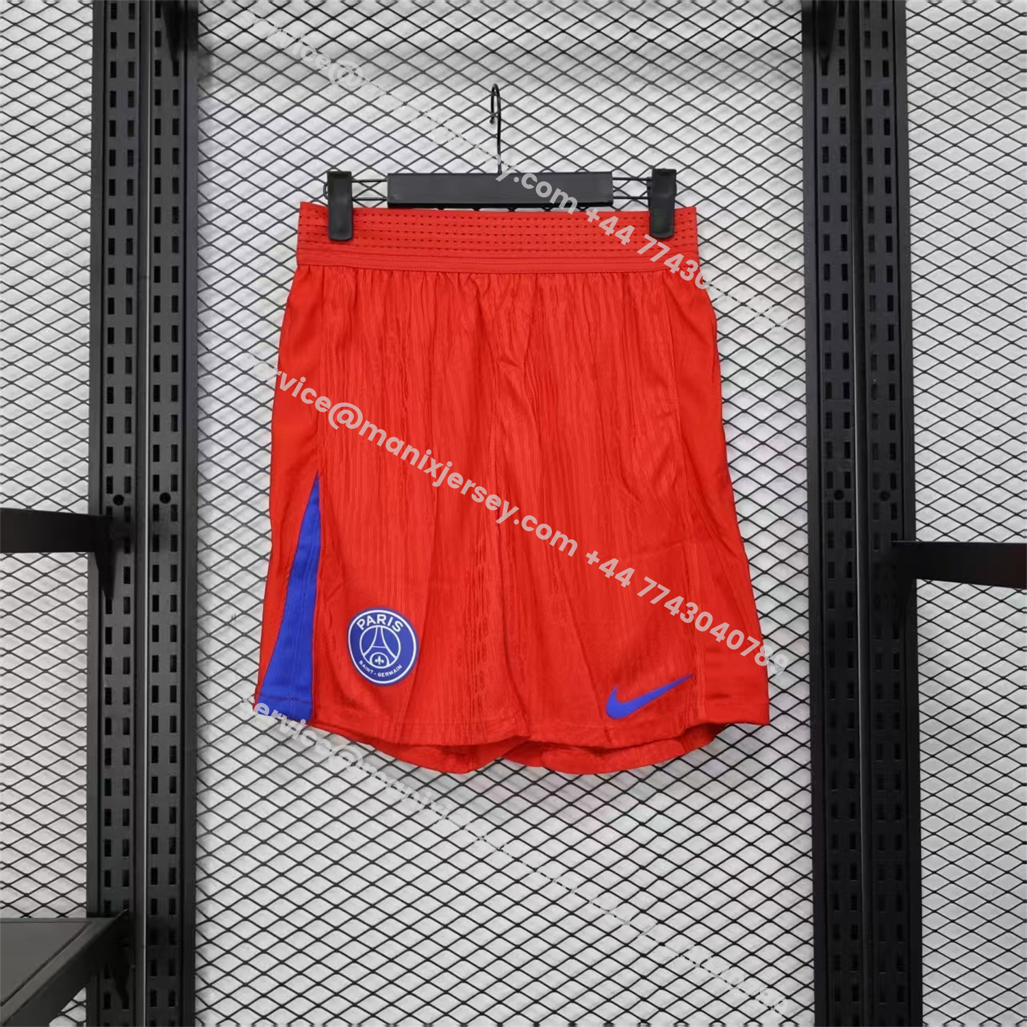 ManixJersey.com | Paris Saint-Germain PSG 25-26 Third Orange Shorts - Player Version -Customize Name, Number and Patch | Worldwide Shipping