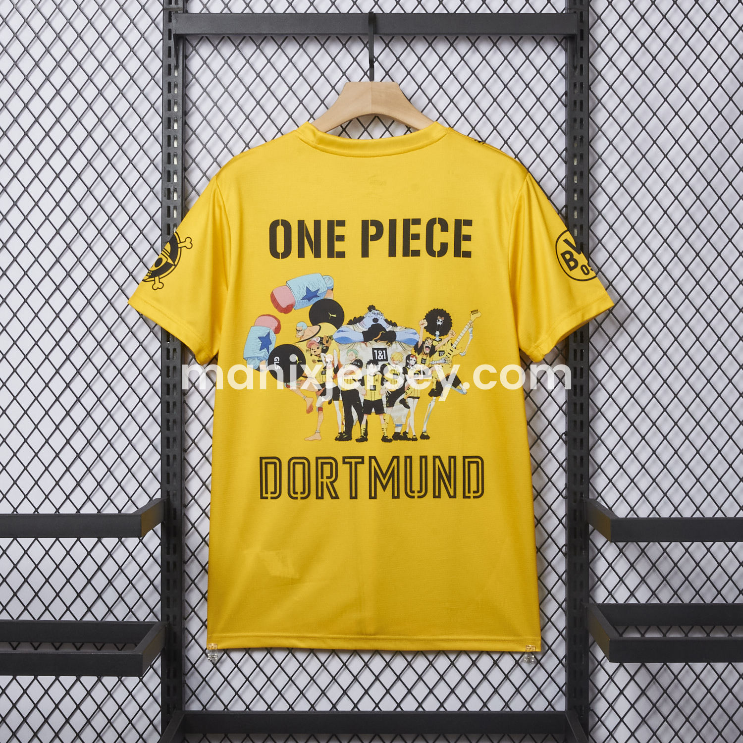 ManixJersey.com | Dortmund x One Piece 24-25 Special Edition Jersey - Fans Version -Customize Name, Number and Patch | Worldwide Shipping