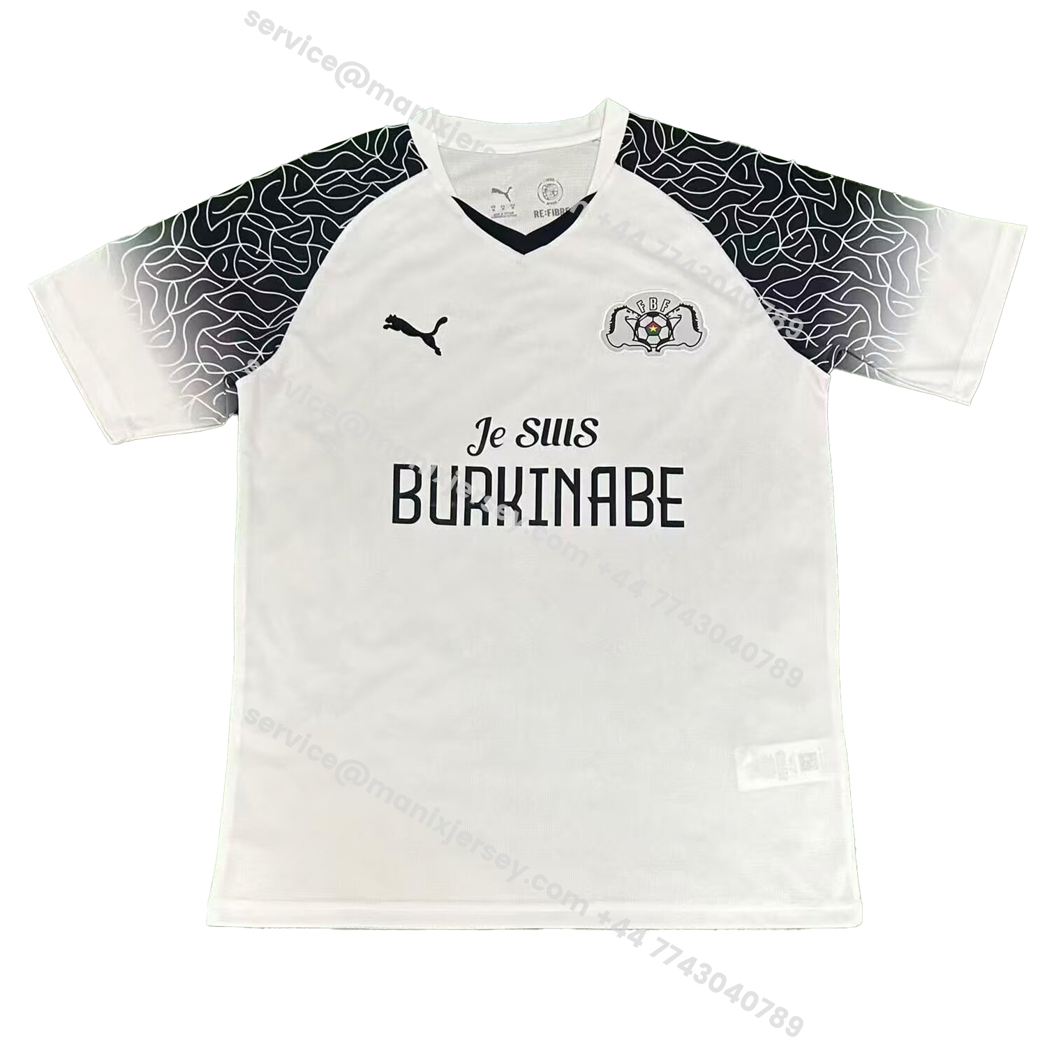 ManixJersey.com | Burkina Faso 2026 White Special Jersey - Fans Version -Customize Name, Number and Patch | Worldwide Shipping