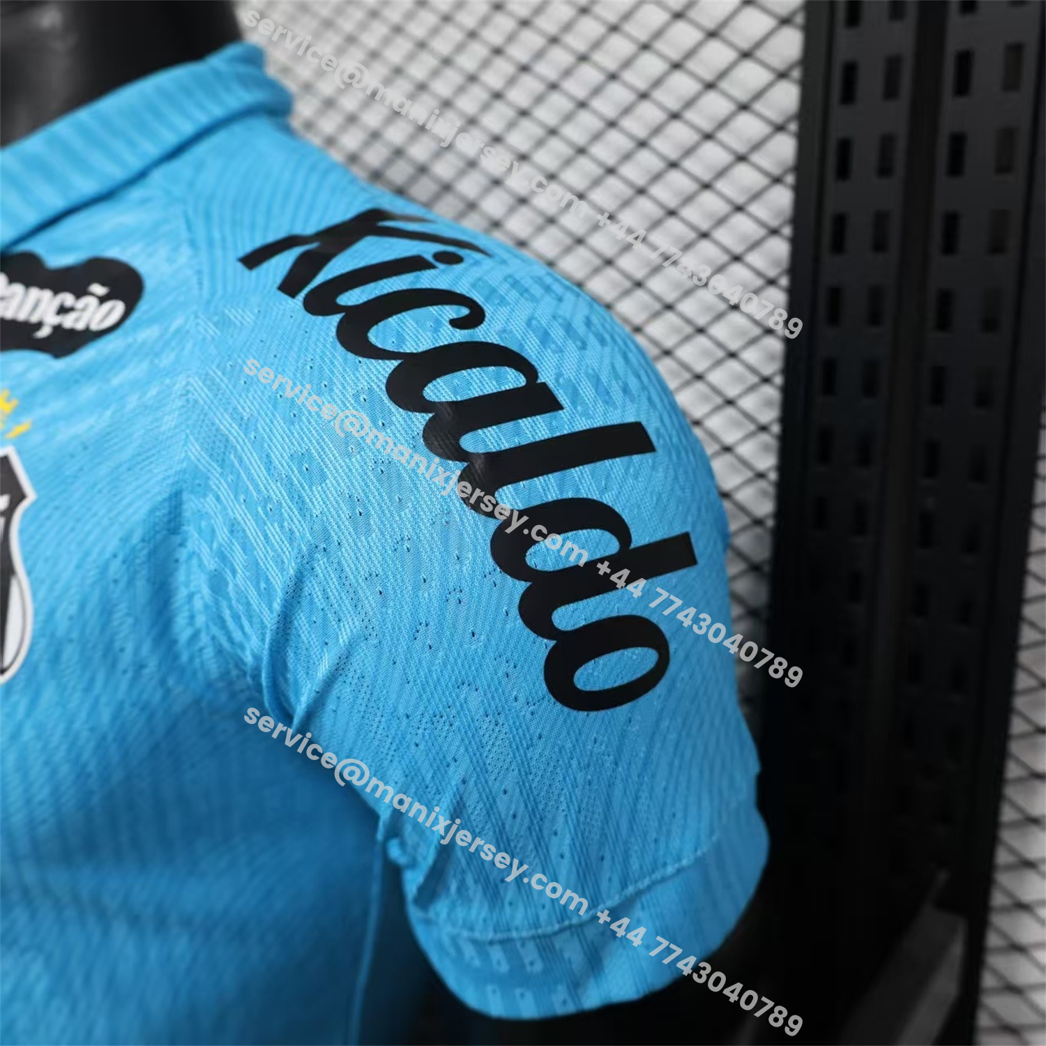 ManixJersey.com | Santos 25-26 Third Blue Jersey - Play Version -Customize Name, Number and Patch | Worldwide Shipping