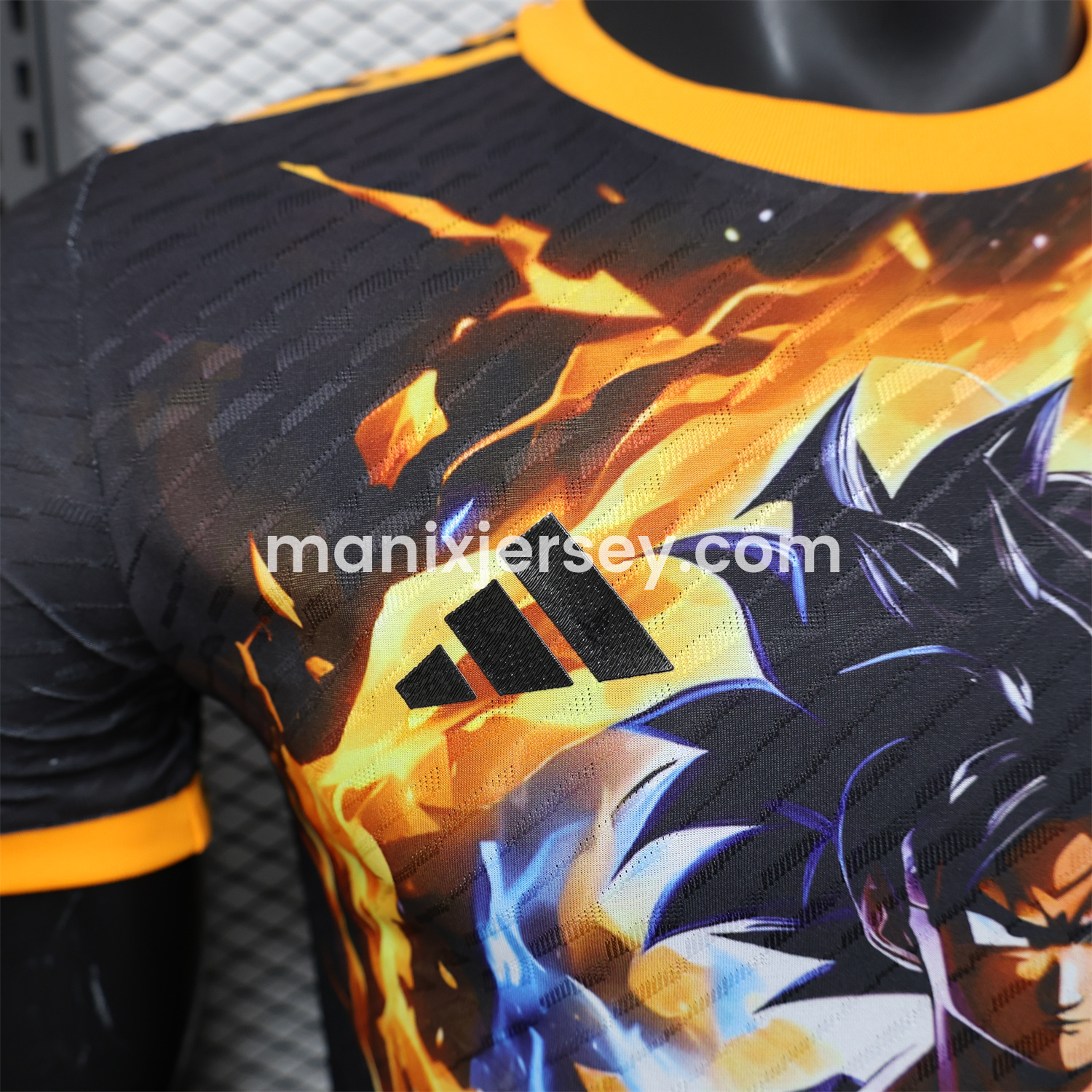 ManixJersey.com | Japan 25-26 Goku Fighting Form Black Special Jersey - Player Version -Customize Name, Number and Patch | Worldwide Shipping