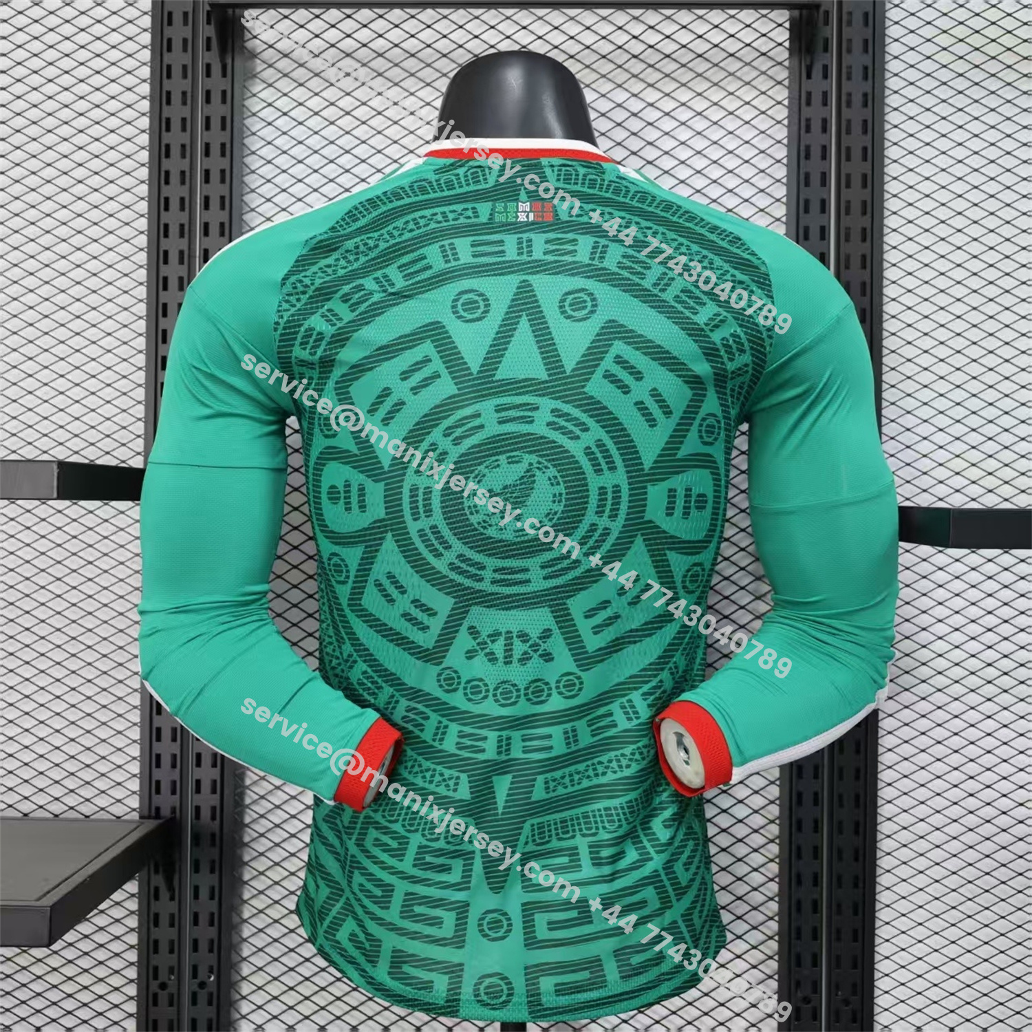 ManixJersey.com | Mexico 25-26 Home Long Sleeves Jersey (Leaked Version) - Player Version -Customize Name, Number and Patch | Worldwide Shipping