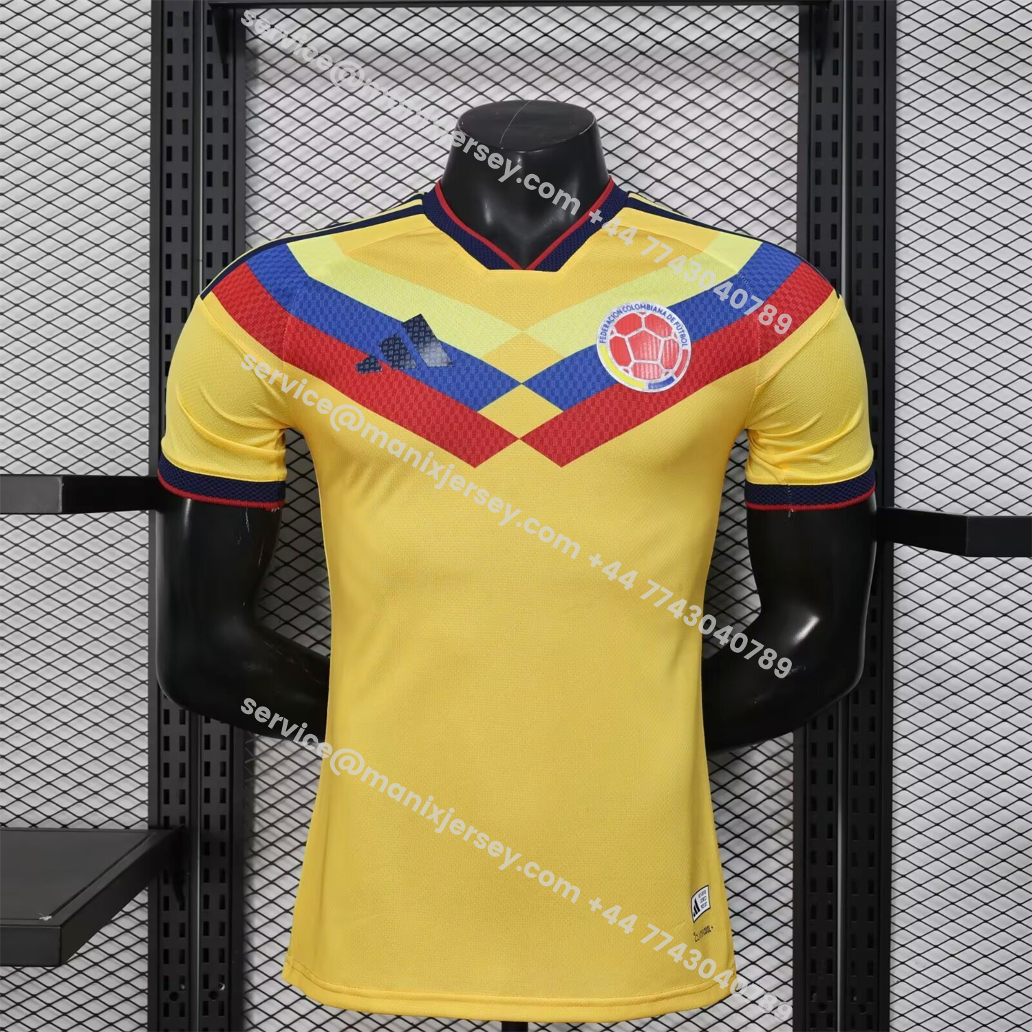 ManixJersey.com | Colombia 2026 Shoulder Stripes Special Jersey - Player Version -Customize Name, Number and Patch | Worldwide Shipping