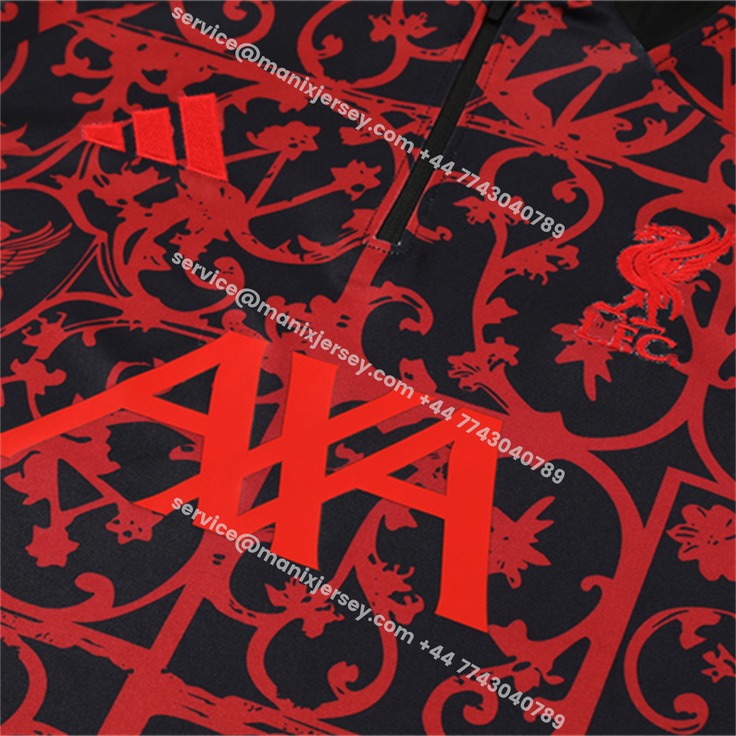 ManixJersey.com | Liver.pool 25-26 Long Sleeve Training Set - Red Camouflage Top & Blsck Pants -Customize Name, Number and Patch | Worldwide Shipping