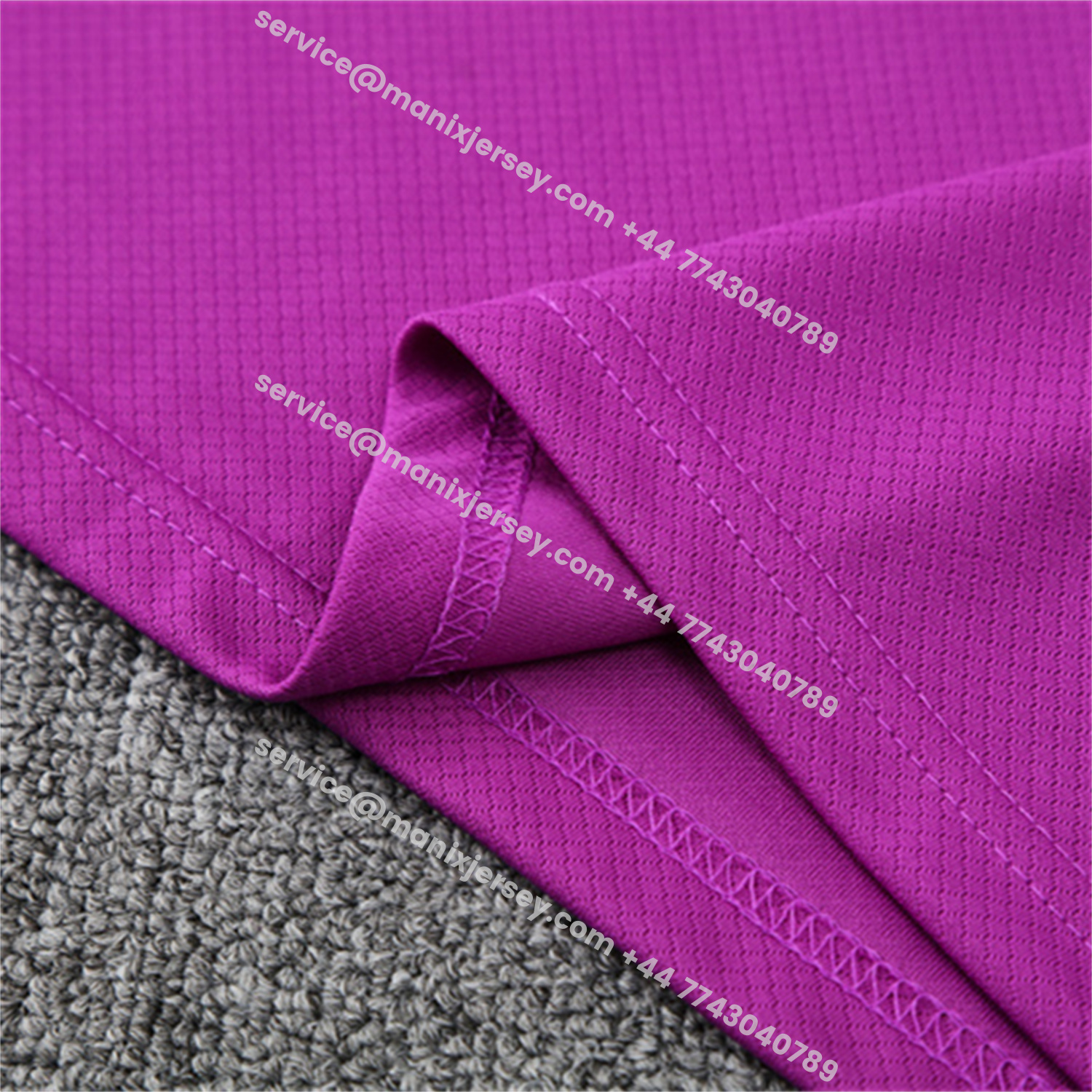 ManixJersey.com | Barcelona 25-26 Short-Sleeve Training Set - Purple Top & Deep Blue Shorts -Customize Name, Number and Patch | Worldwide Shipping