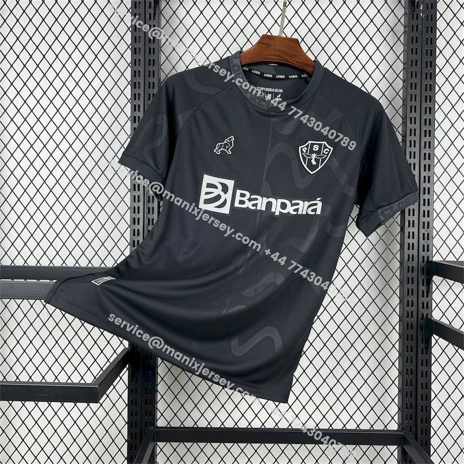 ManixJersey.com | Paysandu 25-26 Third Black Jersey - Fans Version -Customize Name, Number and Patch | Worldwide Shipping