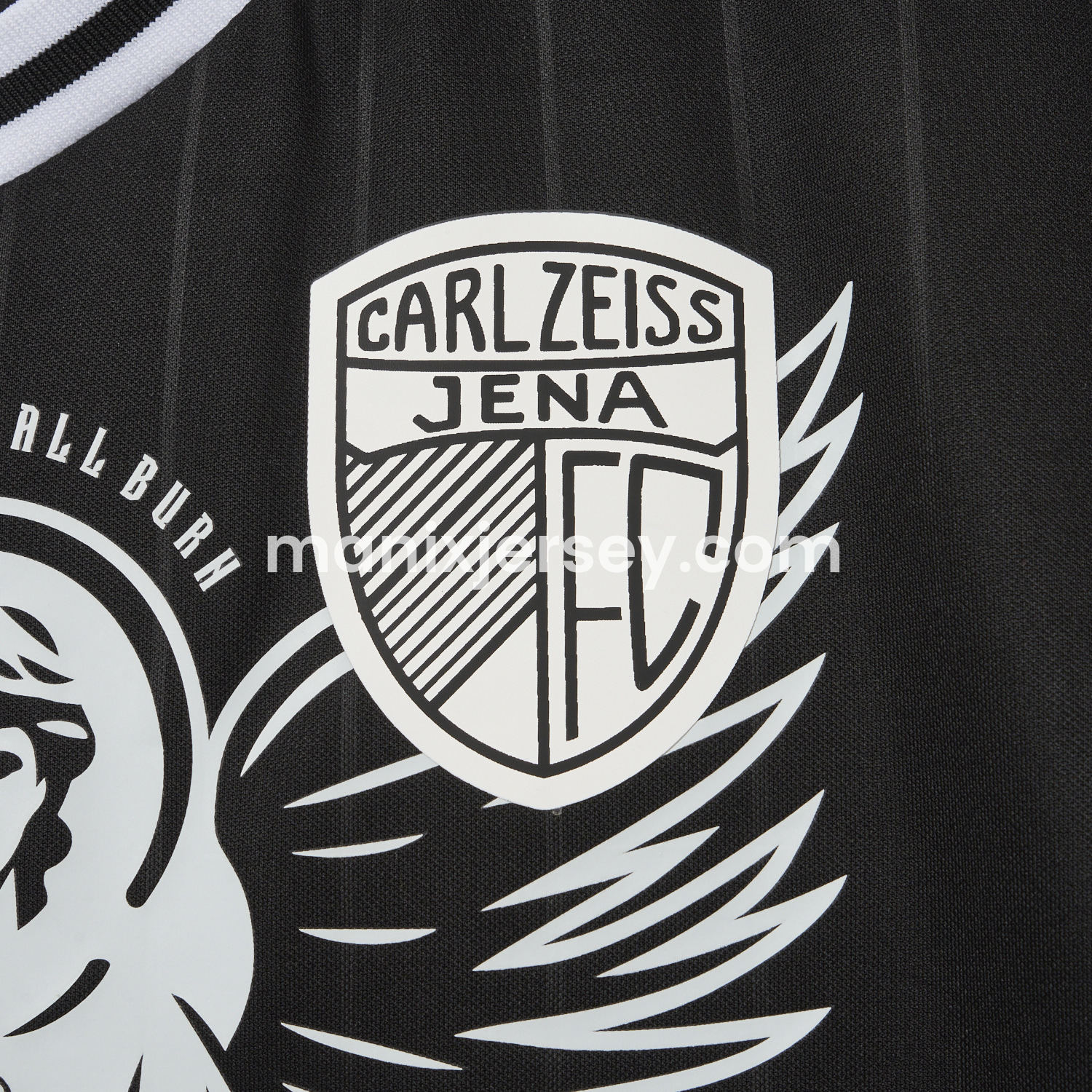 ManixJersey.com | Carl Zeiss Jena 24-25 Black Pre-Match Special Jersey - Fans Version -Customize Name, Number and Patch | Worldwide Shipping