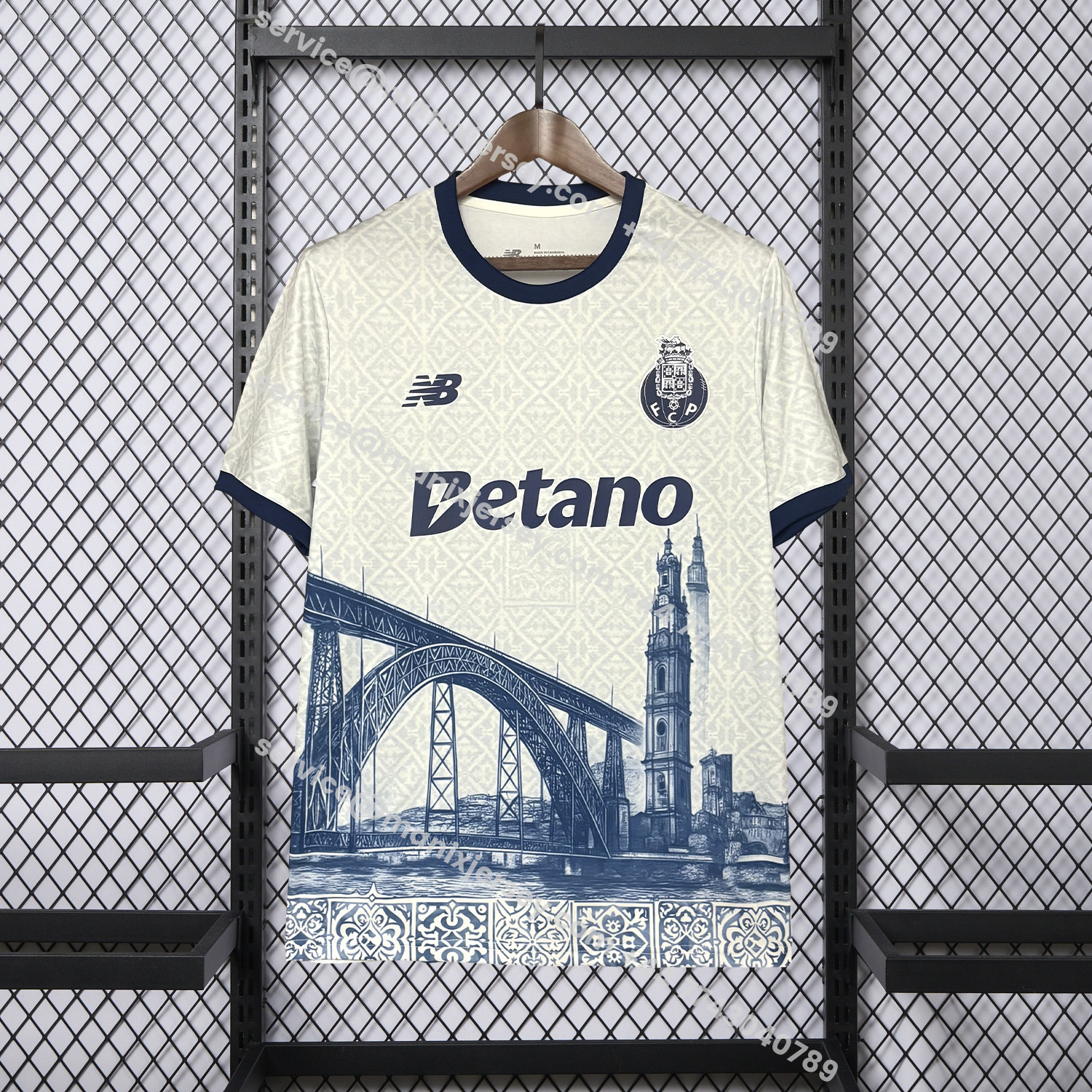 ManixJersey.com | Porto 25-26 Ponte Maria Pia And Clérigos Church Jersey - Fans Version -Customize Name, Number and Patch | Worldwide Shipping
