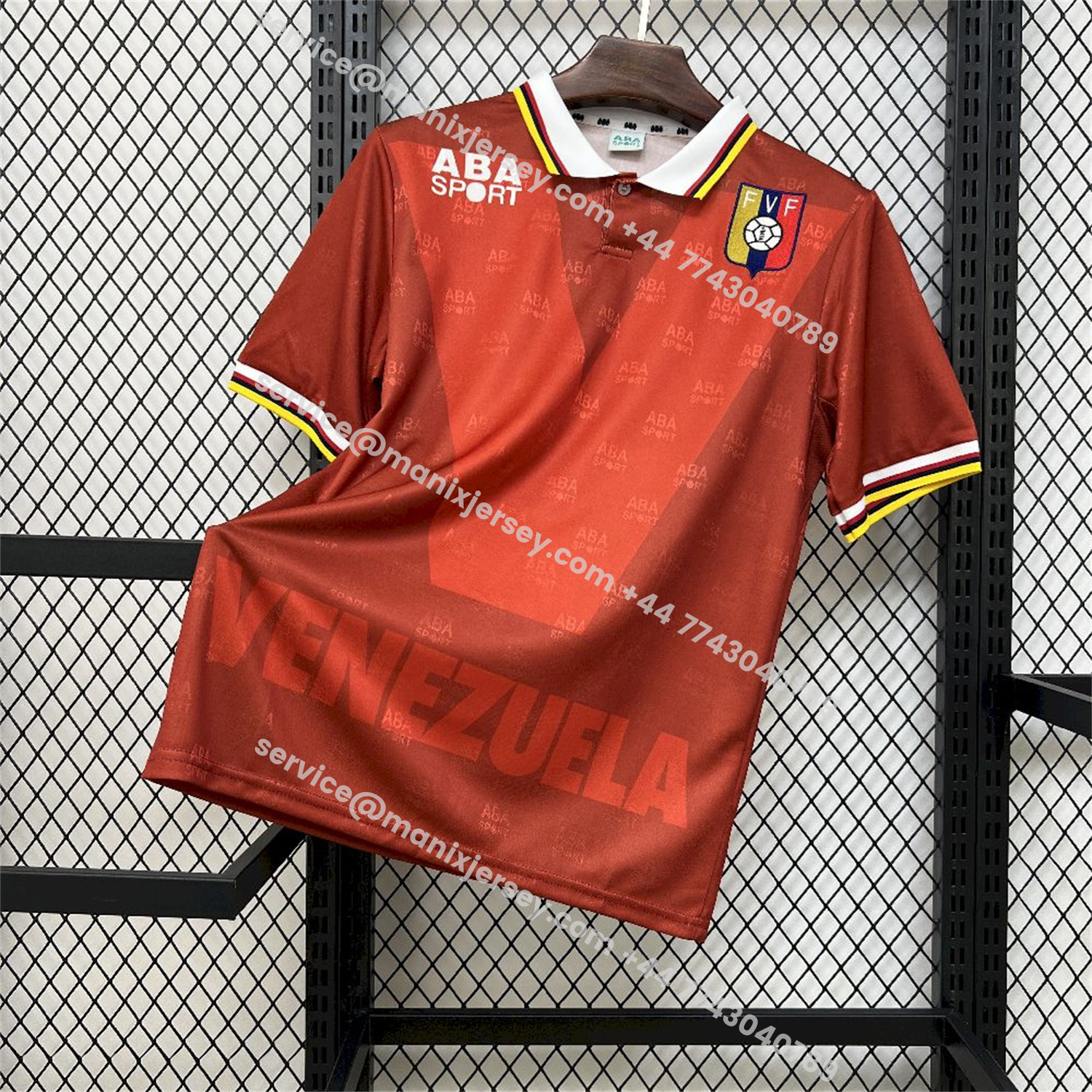 ManixJersey.com | Retro Venezuela 1998 Home Jersey -Customize Name, Number and Patch | Worldwide Shipping