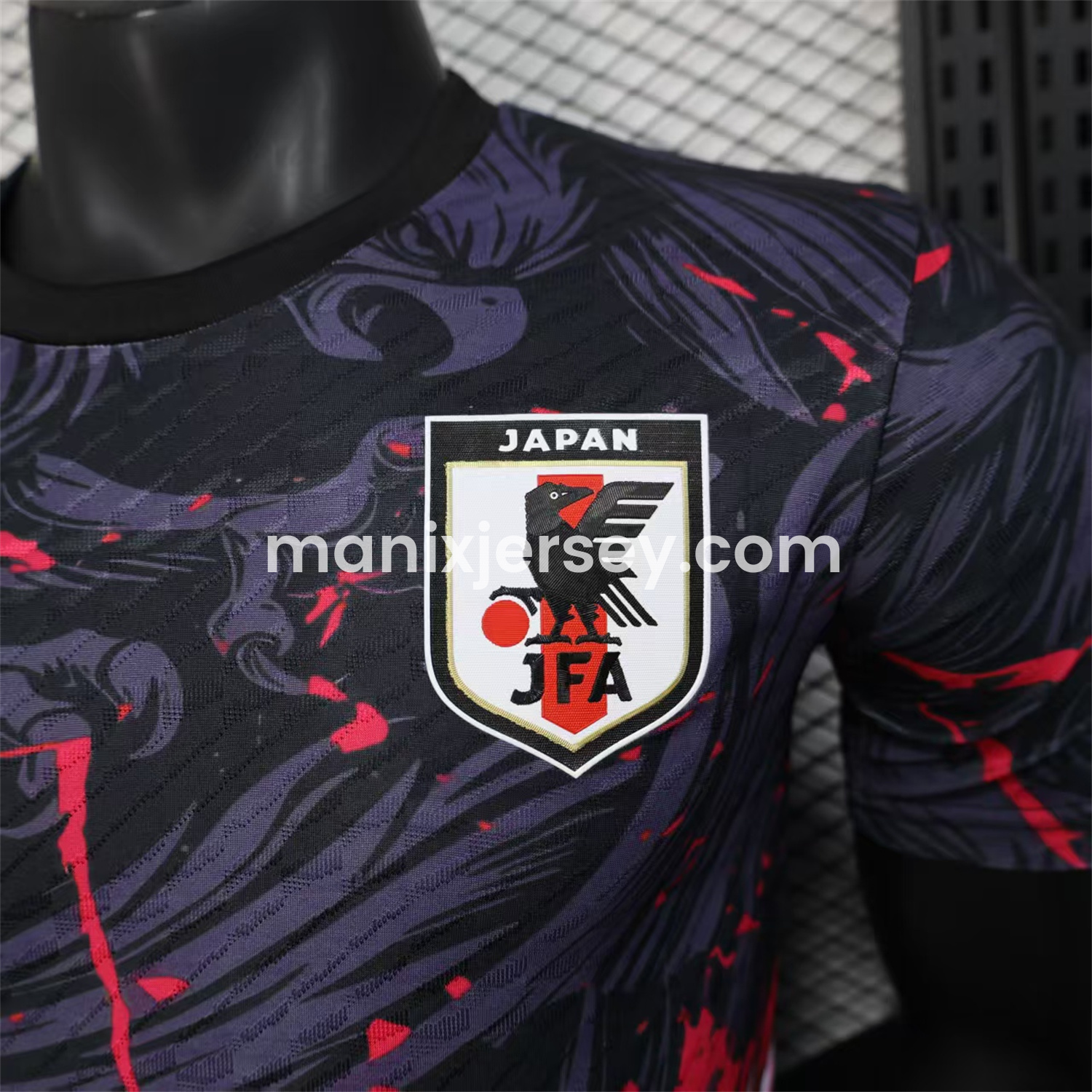 ManixJersey.com | Japan 25-26 Firebird Special Edition Black Jersey - Player Version -Customize Name, Number and Patch | Worldwide Shipping