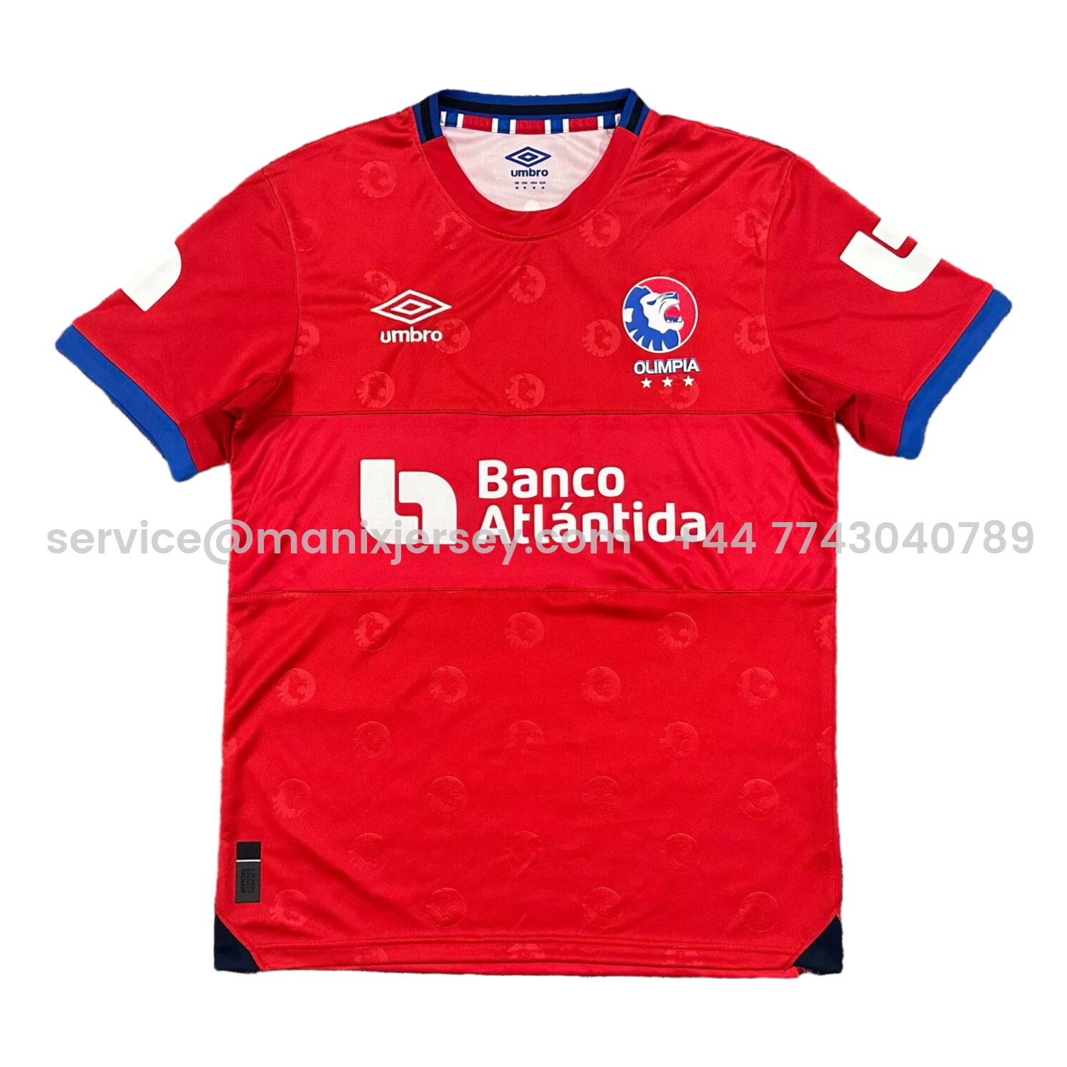ManixJersey.com | CD Olimpia 25-26 Away Jersey - Fans Version -Customize Name, Number and Patch | Worldwide Shipping
