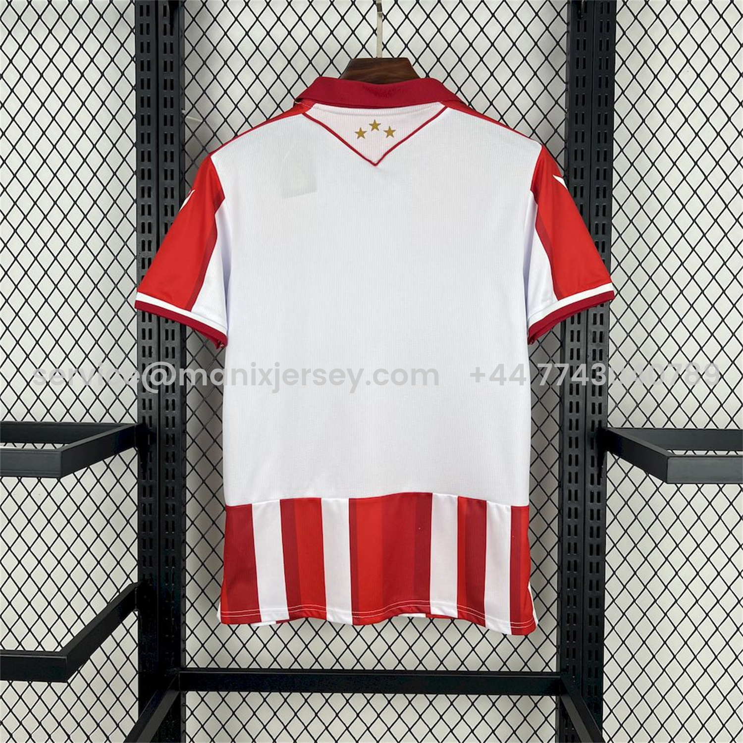 ManixJersey.com | Red Star Belgrade 25-26 Home Jersey - Fans Version -Customize Name, Number and Patch | Worldwide Shipping
